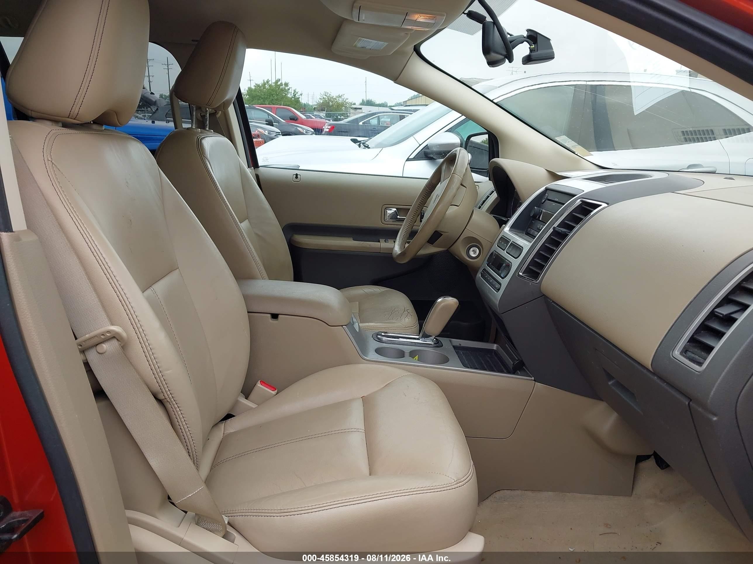2007 Ford Edge Sel Plus Orange vin: 2FMDK39C57BB13991