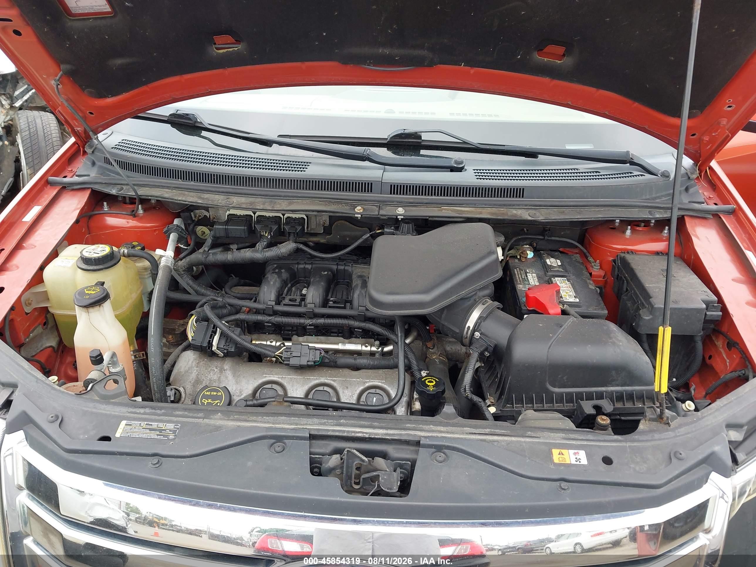 2007 Ford Edge Sel Plus Orange vin: 2FMDK39C57BB13991