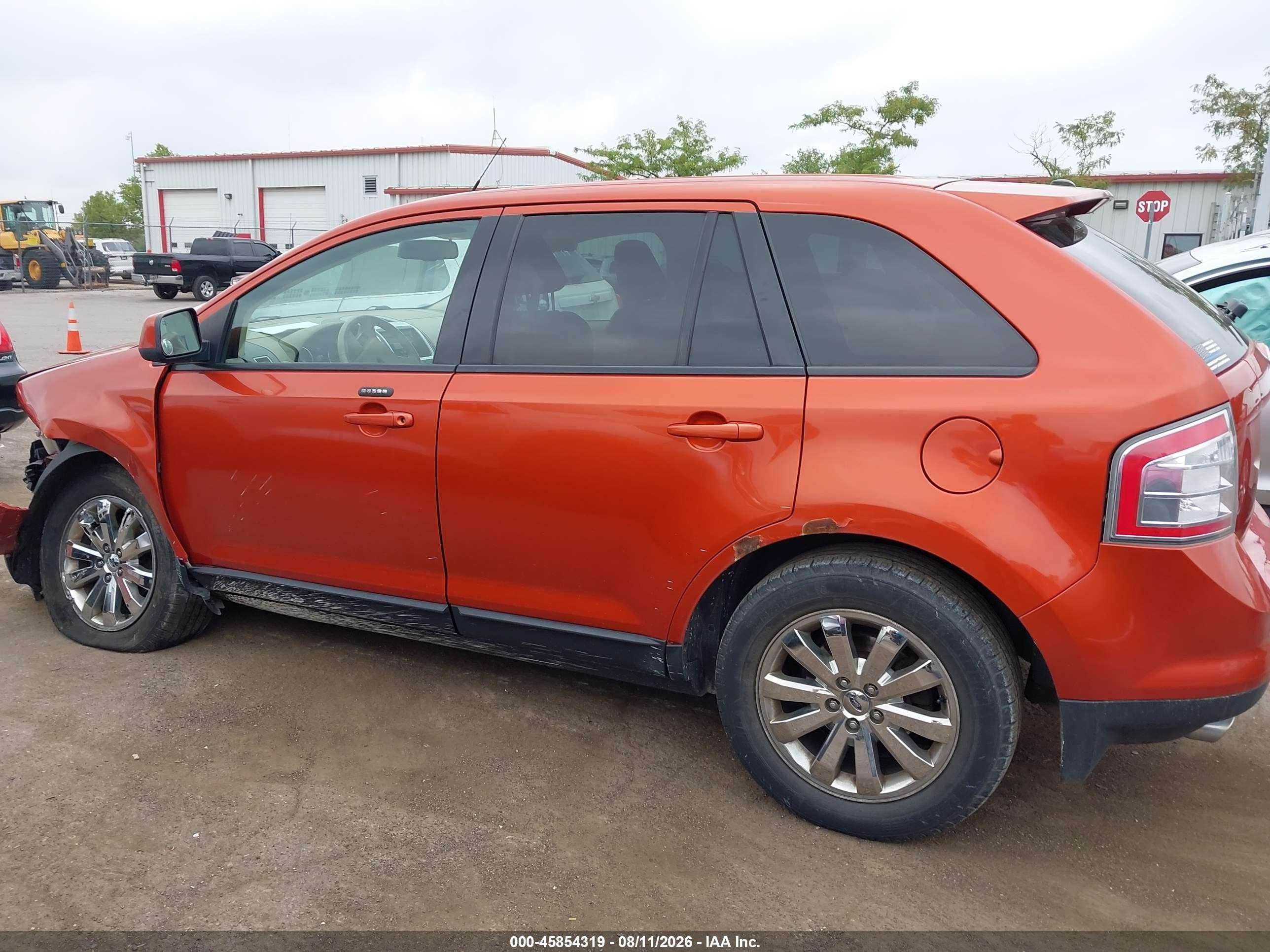 2007 Ford Edge Sel Plus Orange vin: 2FMDK39C57BB13991
