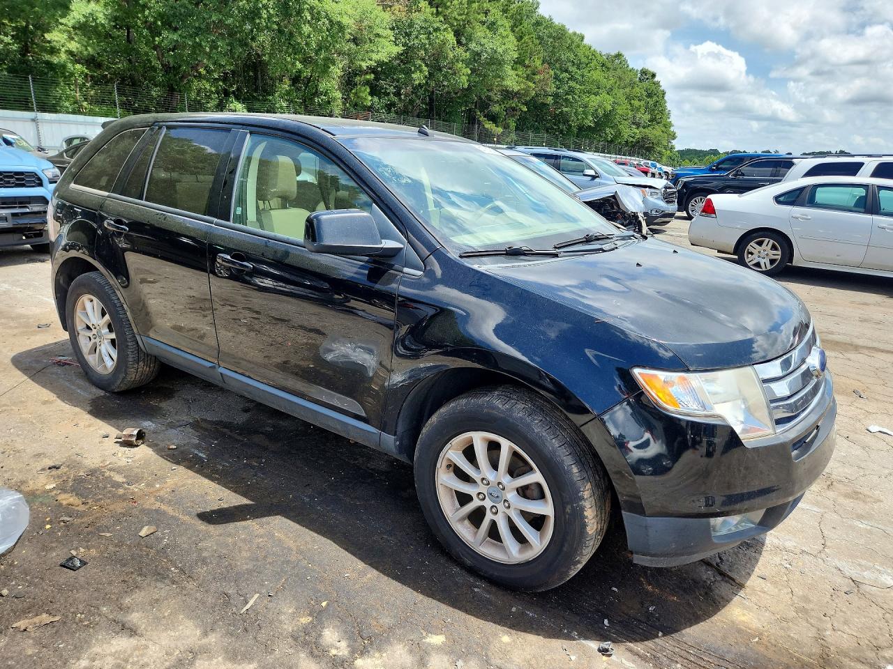 2007 Ford Edge Sel Plus Black vin: 2FMDK39C57BB45159