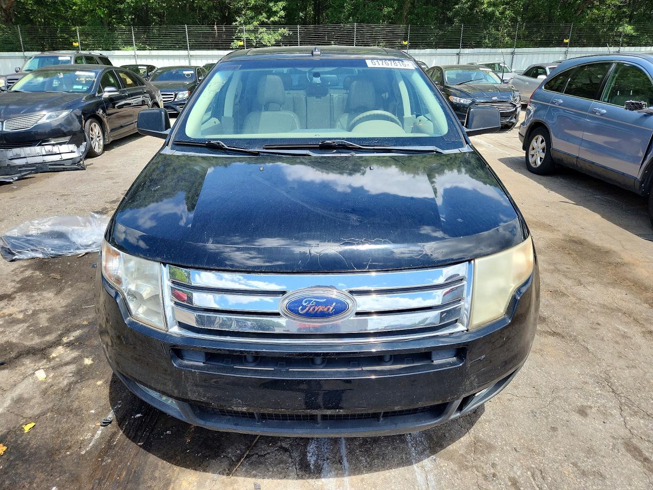 2007 Ford Edge Sel Plus Black vin: 2FMDK39C57BB45159