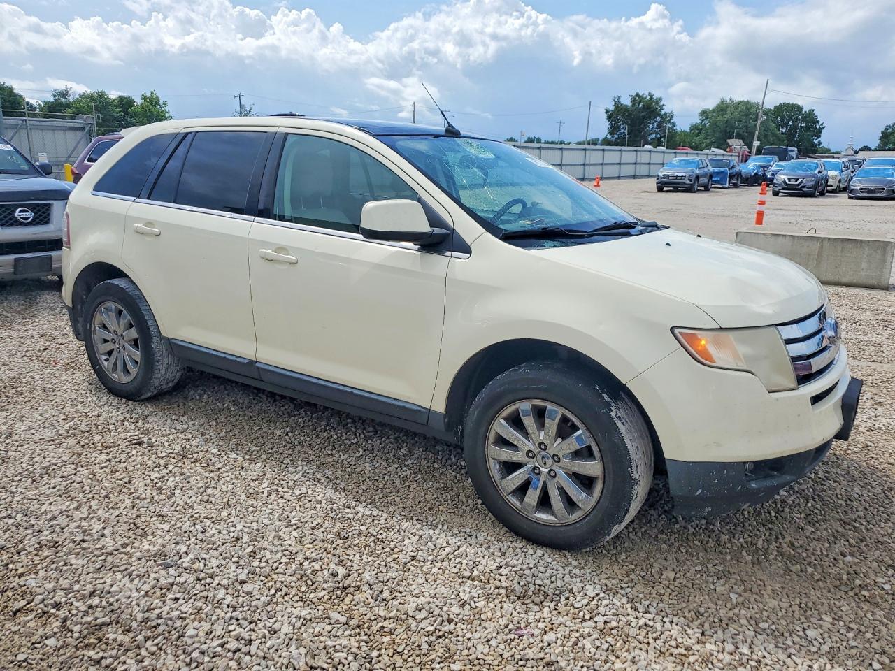 2008 Ford Edge Limited Beige vin: 2FMDK39C58BA32412