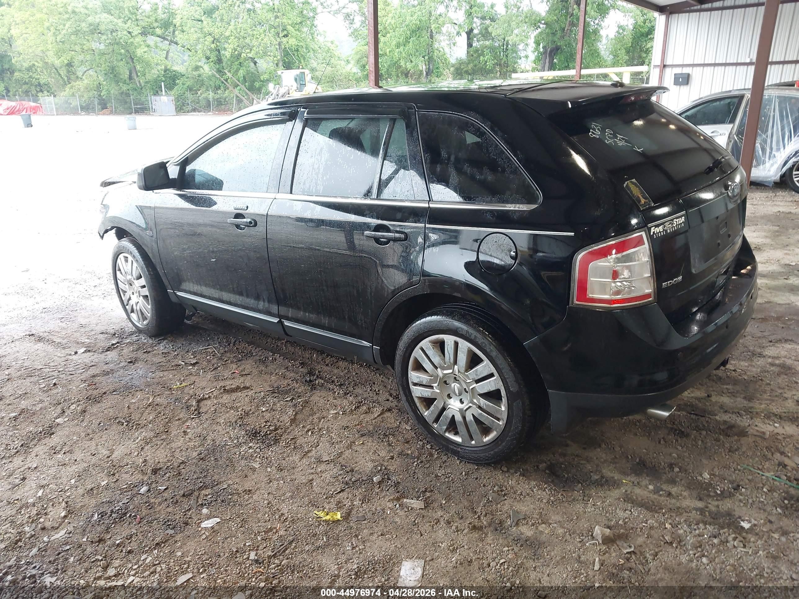 2008 Ford Edge Limited Black vin: 2FMDK39C58BB48631