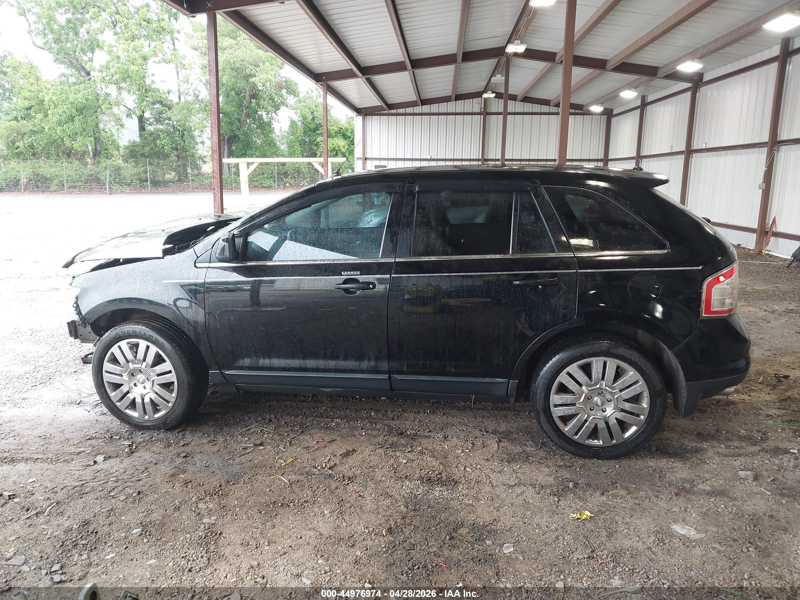 2008 Ford Edge Limited Black vin: 2FMDK39C58BB48631
