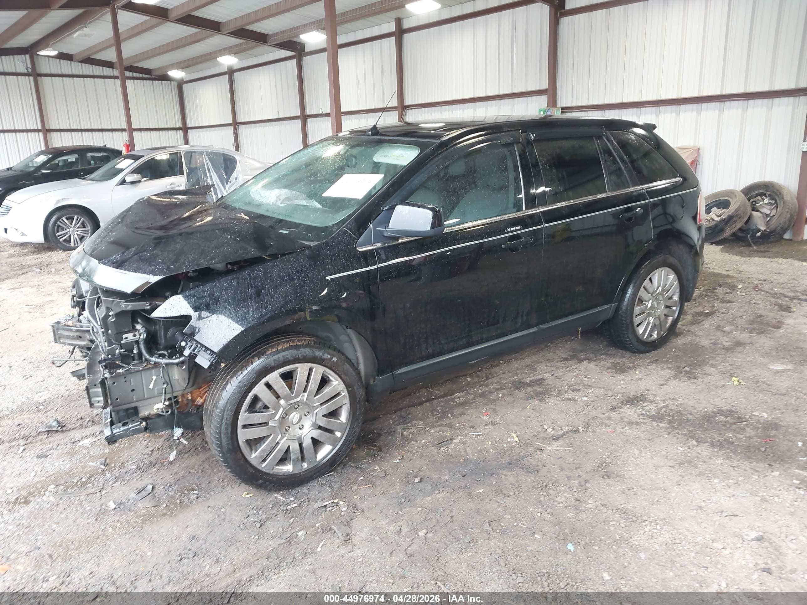 2008 Ford Edge Limited Black vin: 2FMDK39C58BB48631