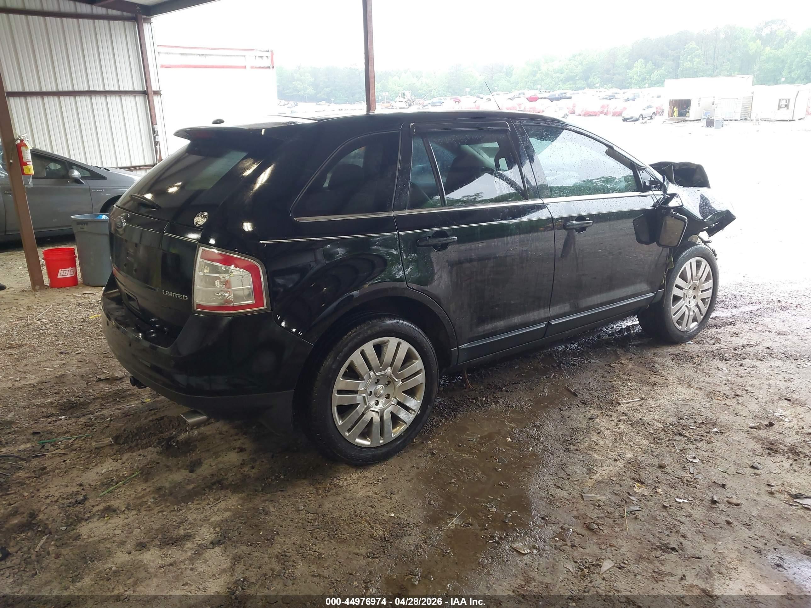 2008 Ford Edge Limited Black vin: 2FMDK39C58BB48631
