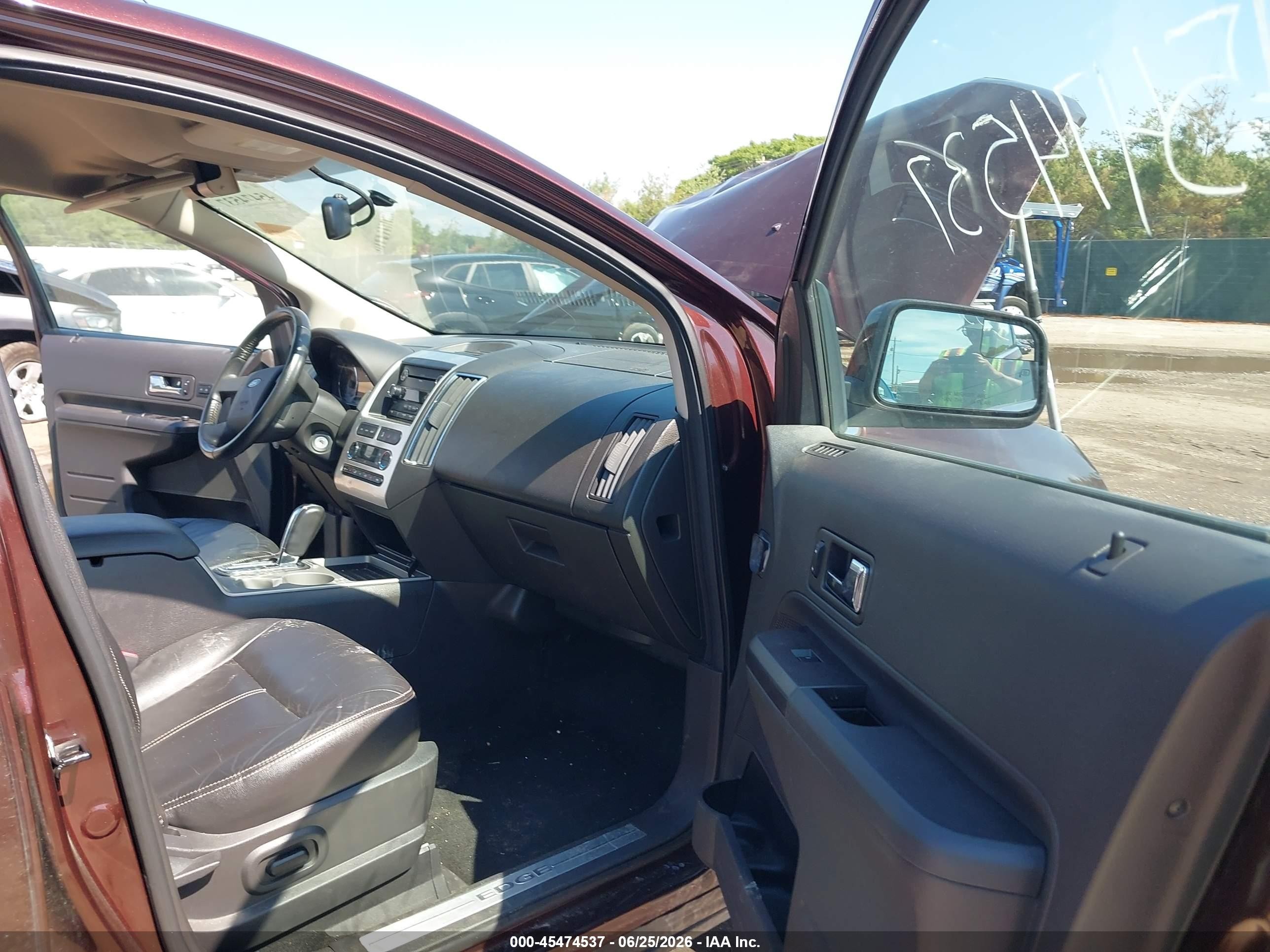 2009 Ford Edge Limited Burgundy vin: 2FMDK39C59BA49678