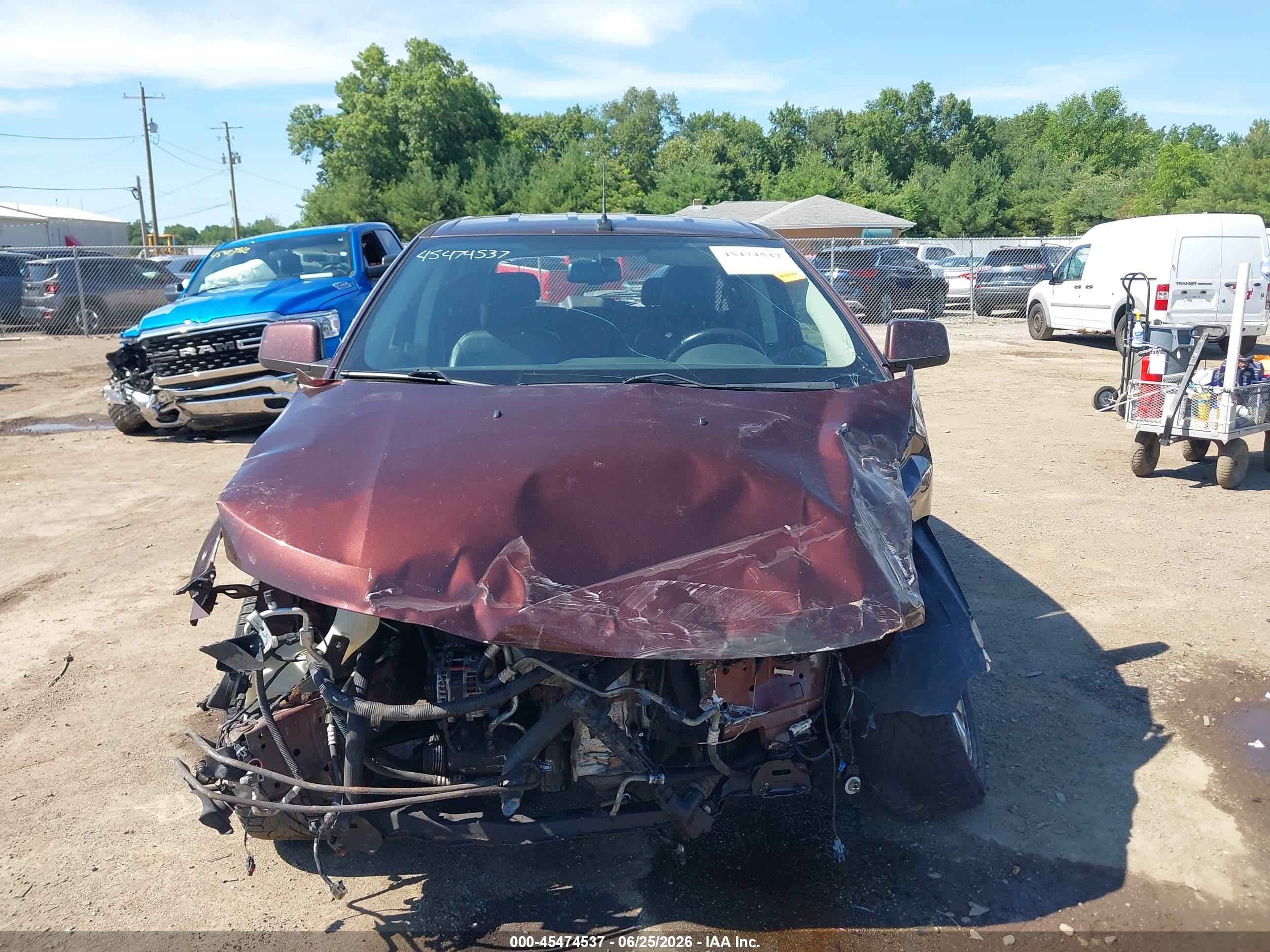 2009 Ford Edge Limited Burgundy vin: 2FMDK39C59BA49678