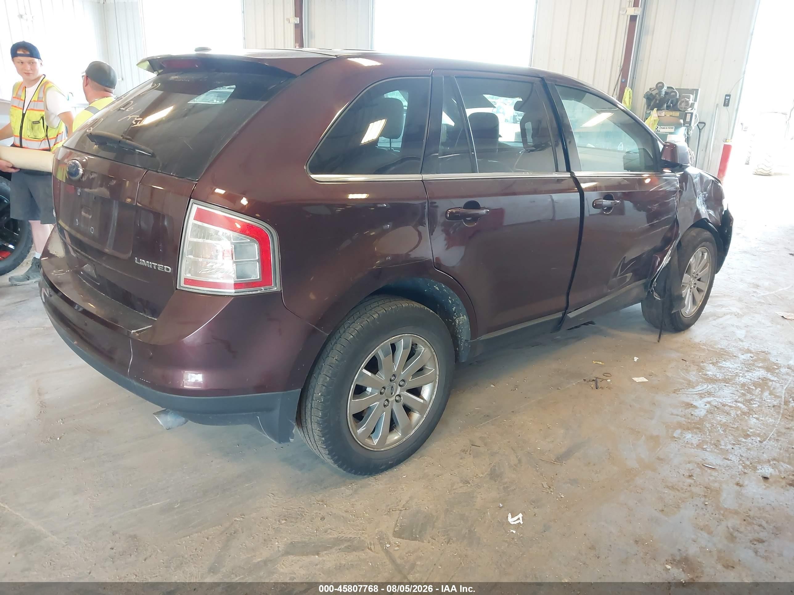 2009 Ford Edge Limited Purple vin: 2FMDK39C59BA83412
