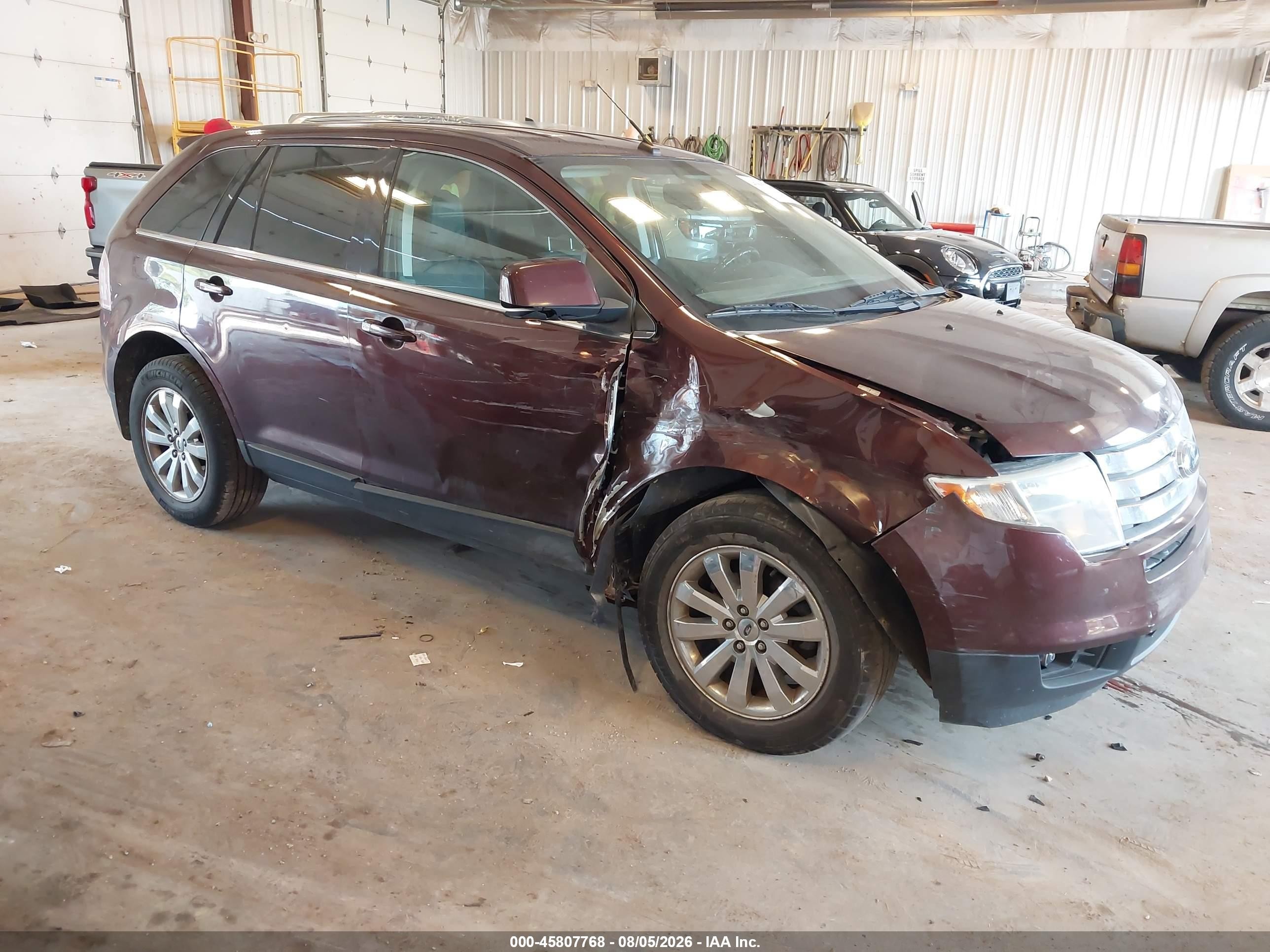 2009 Ford Edge Limited Purple vin: 2FMDK39C59BA83412