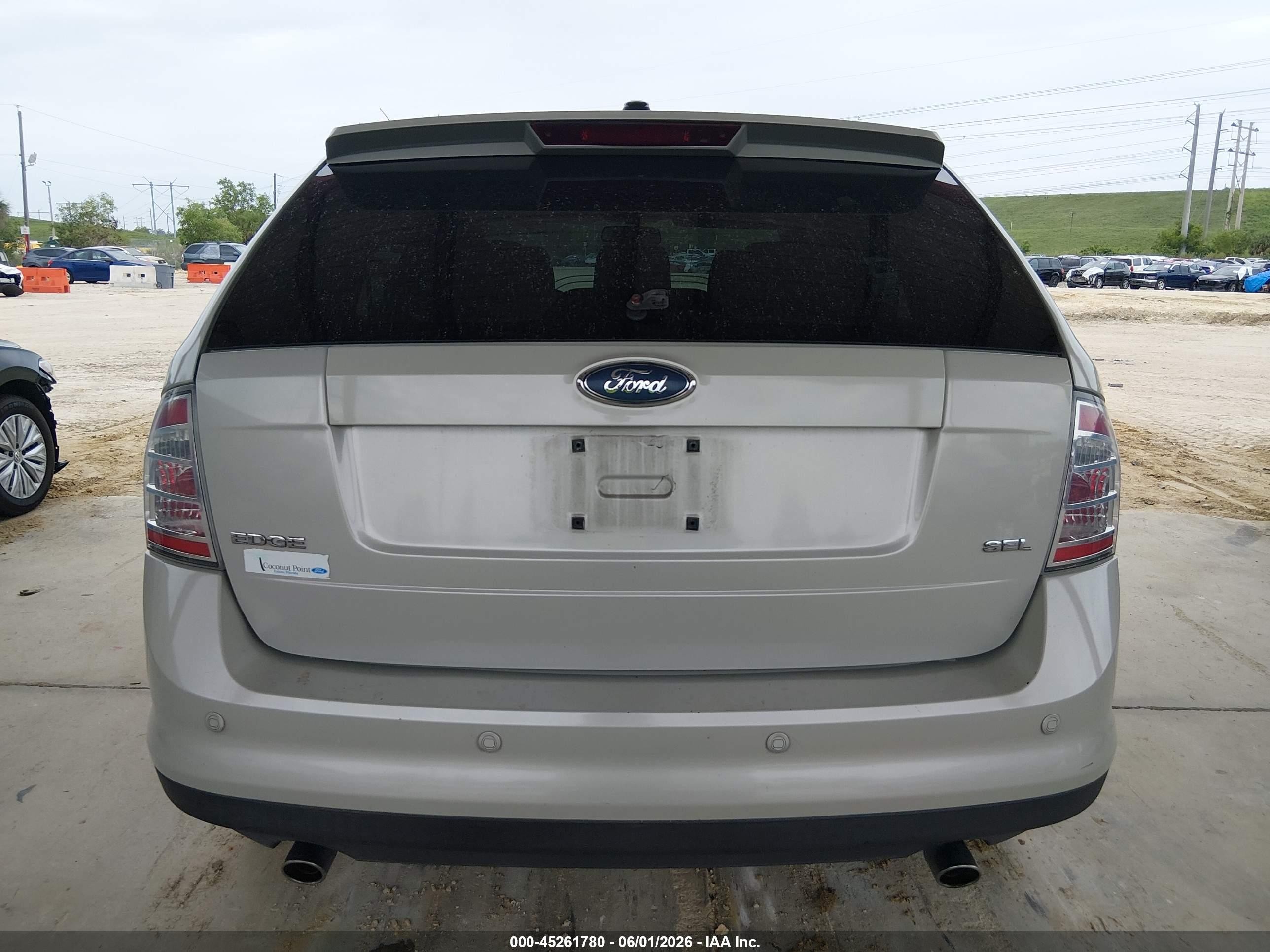 2007 Ford Edge Sel Plus Champagne vin: 2FMDK39C67BA29520