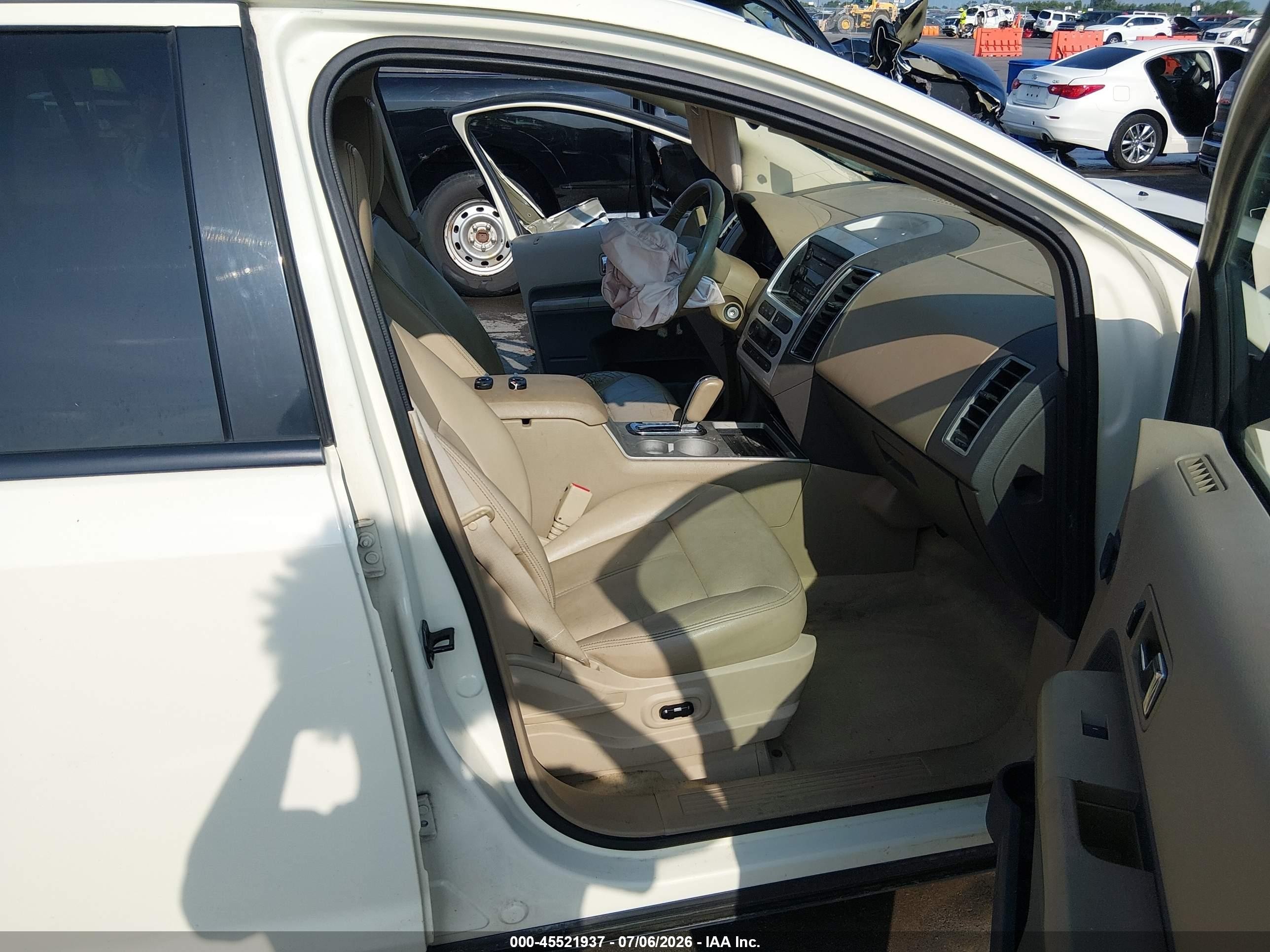 2007 Ford Edge Sel Plus White vin: 2FMDK39C67BB08010