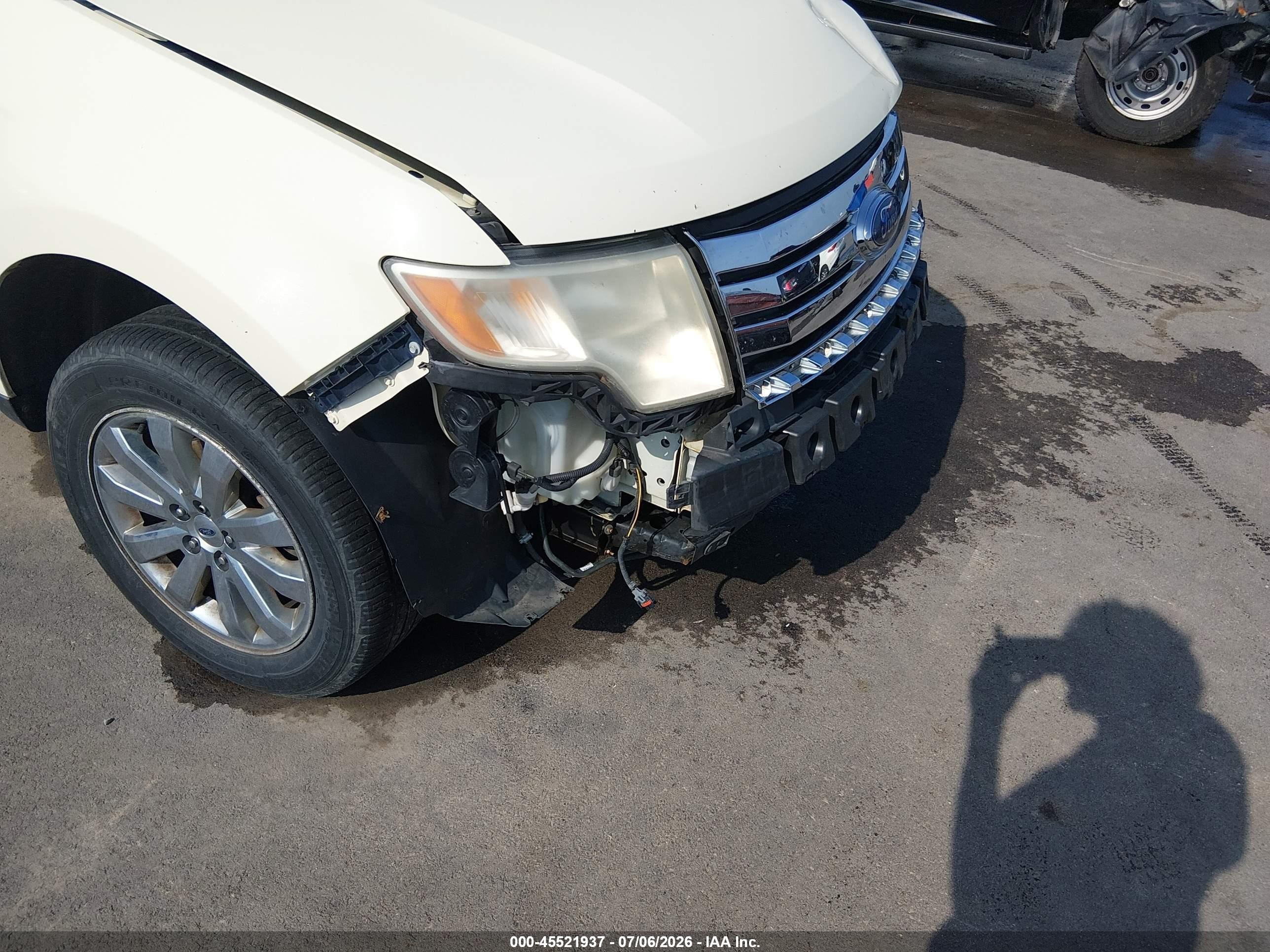 2007 Ford Edge Sel Plus White vin: 2FMDK39C67BB08010