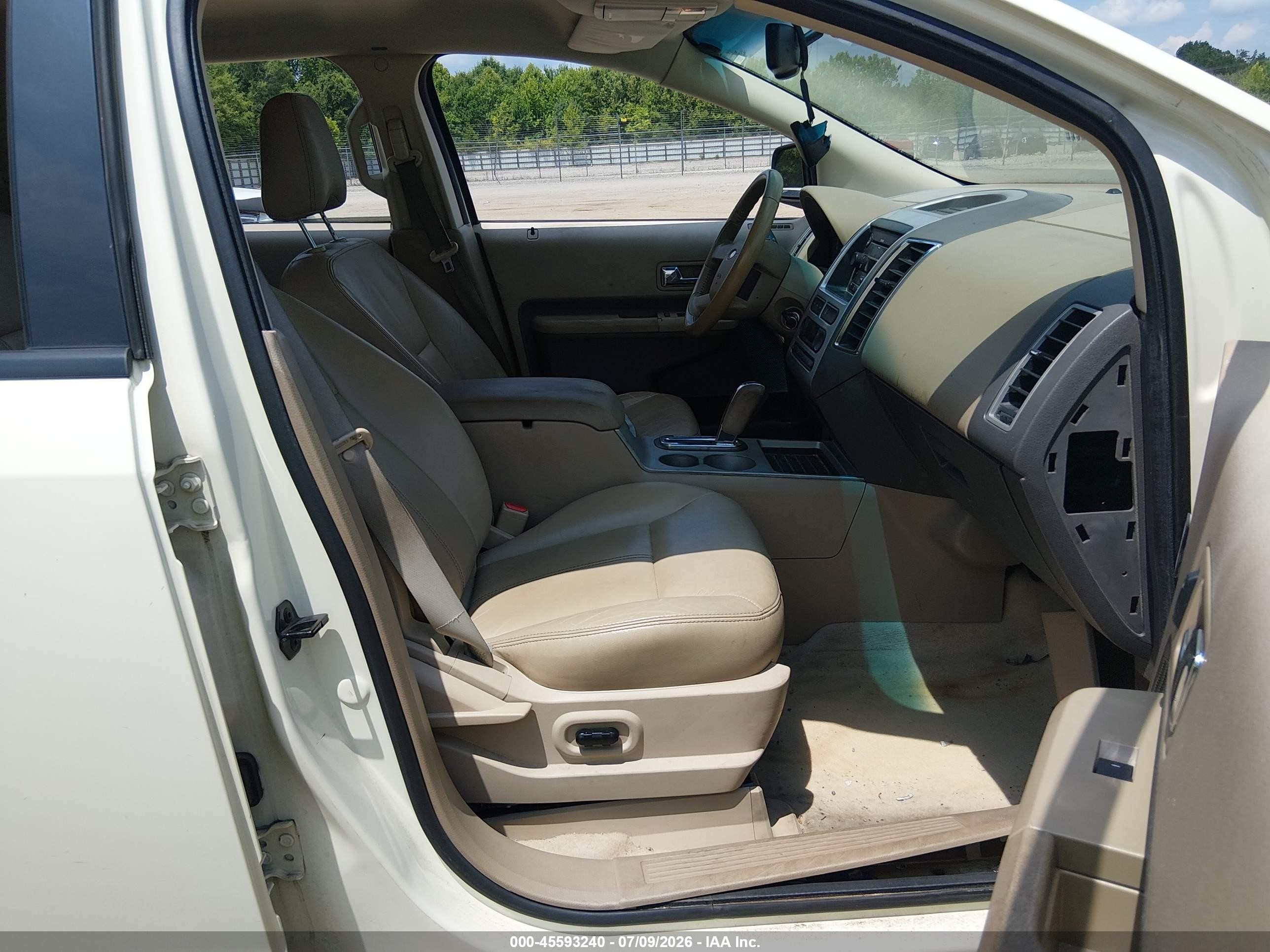 2007 Ford Edge Sel Plus White vin: 2FMDK39C67BB71818