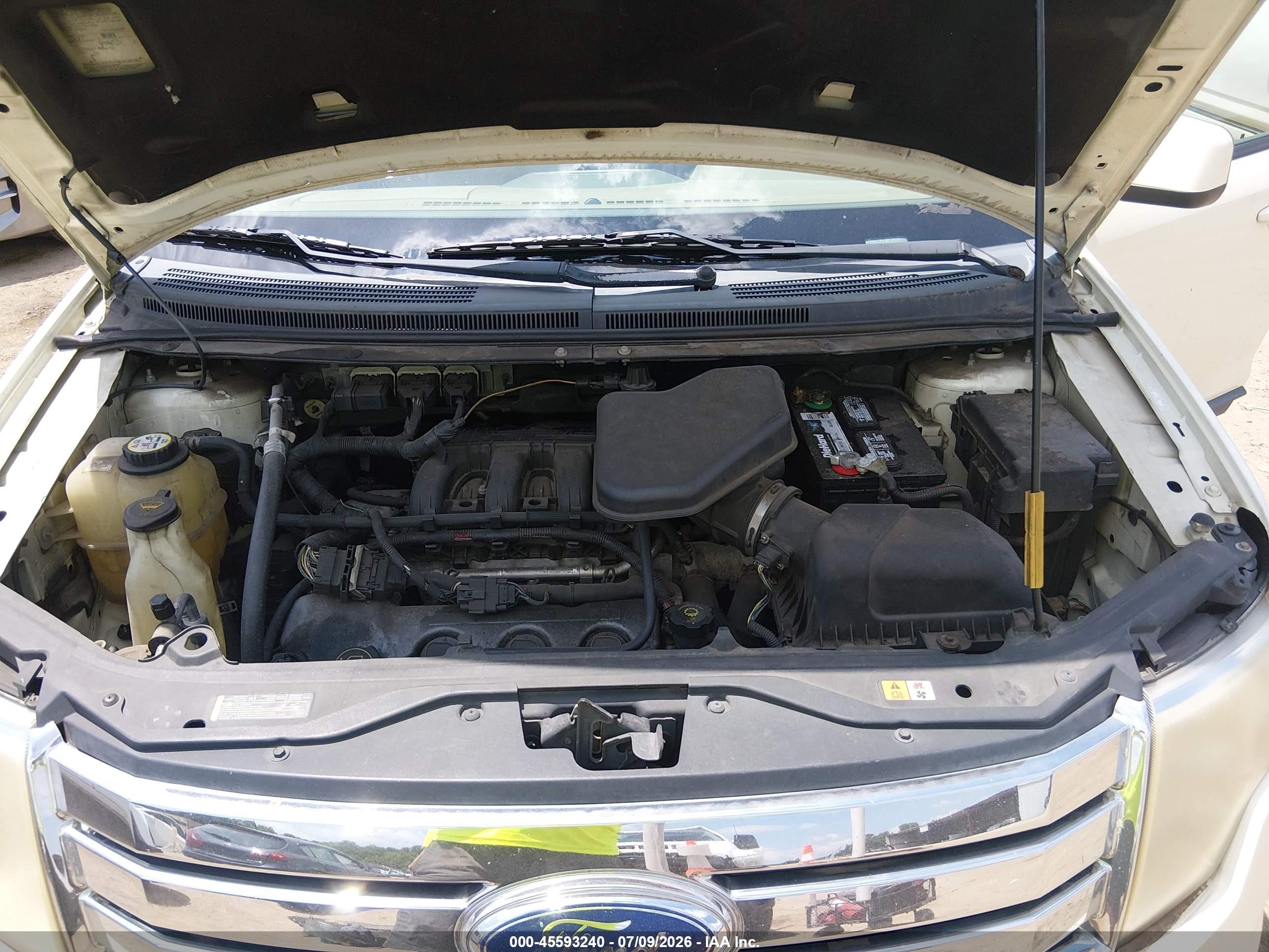 2007 Ford Edge Sel Plus White vin: 2FMDK39C67BB71818