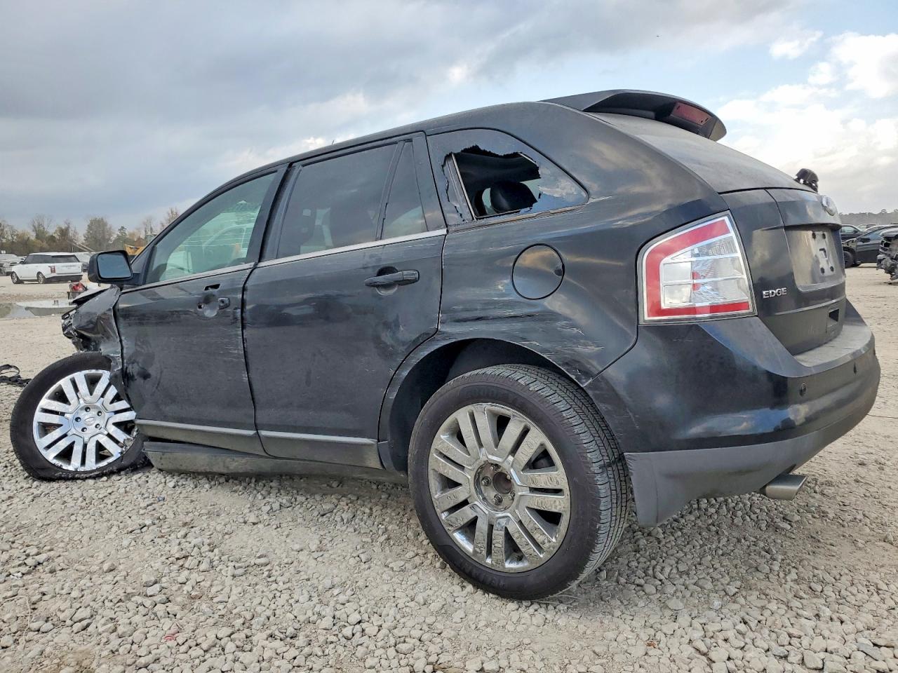 2008 Ford Edge Limited Black vin: 2FMDK39C68BA50417