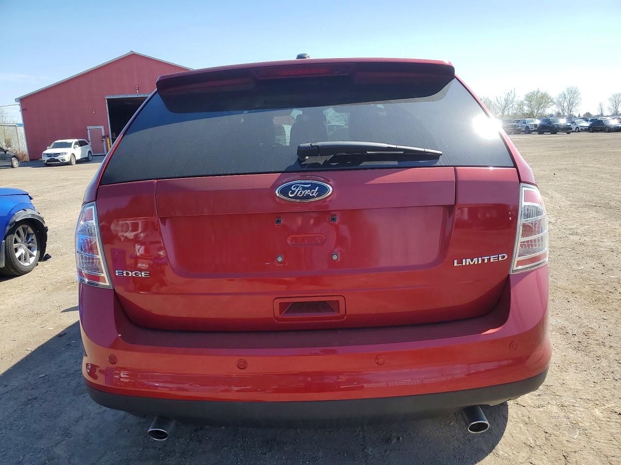 2008 Ford Edge Limited Red vin: 2FMDK39C68BB35161