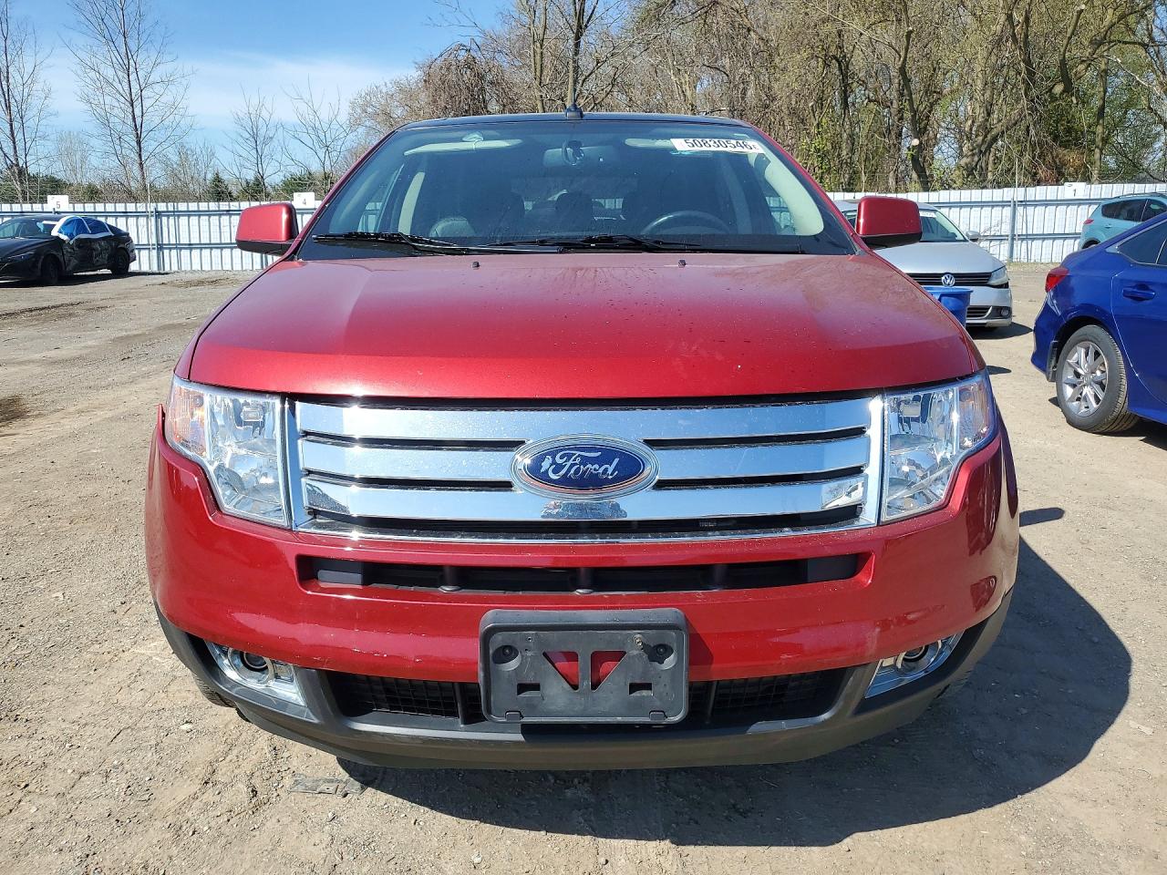 2008 Ford Edge Limited Red vin: 2FMDK39C68BB35161