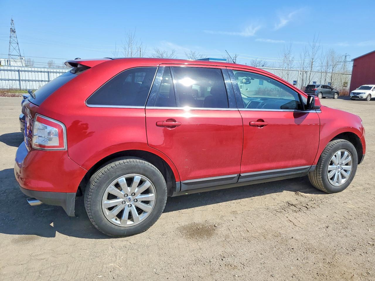 2008 Ford Edge Limited Red vin: 2FMDK39C68BB35161