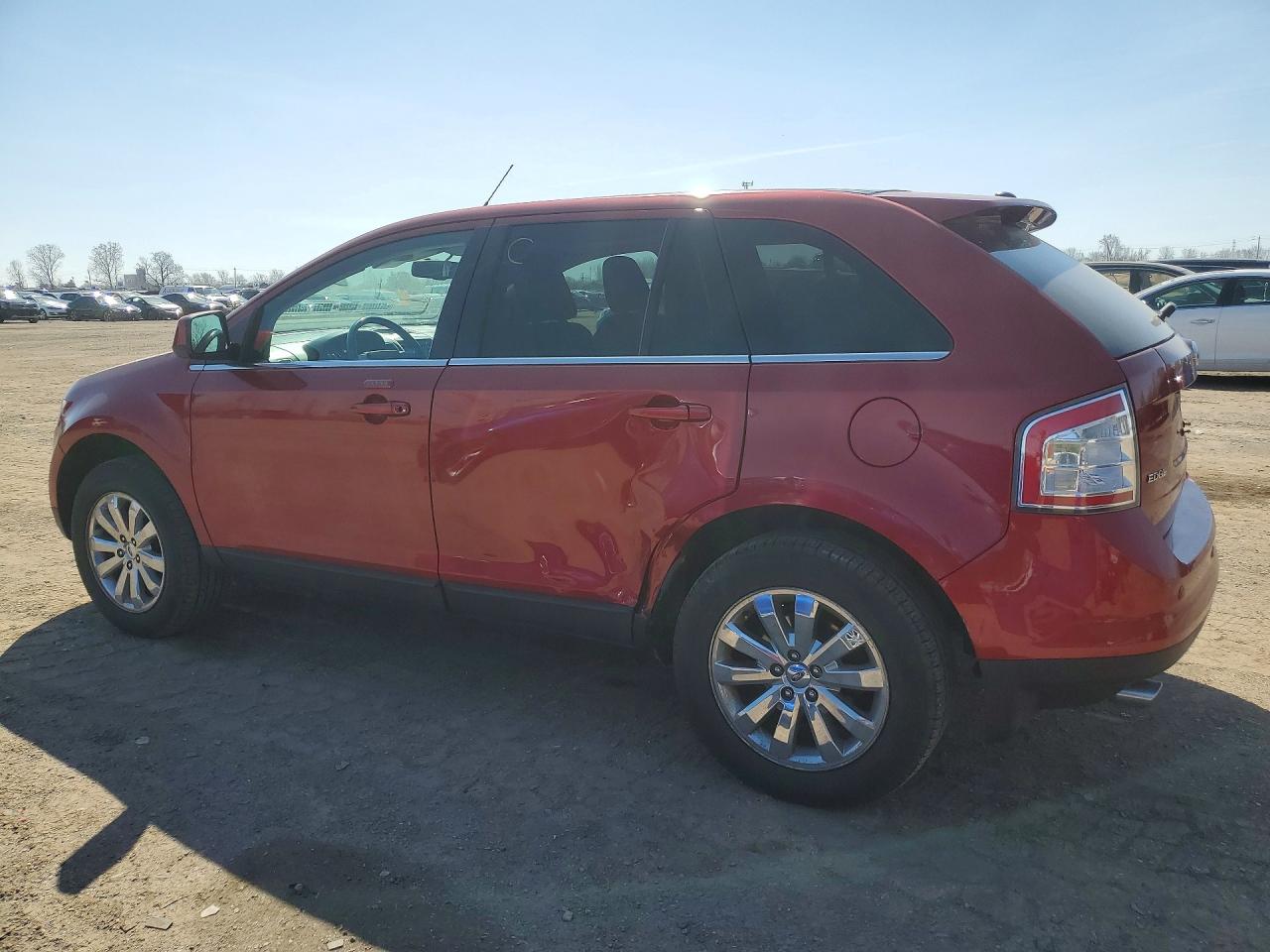2008 Ford Edge Limited Red vin: 2FMDK39C68BB35161