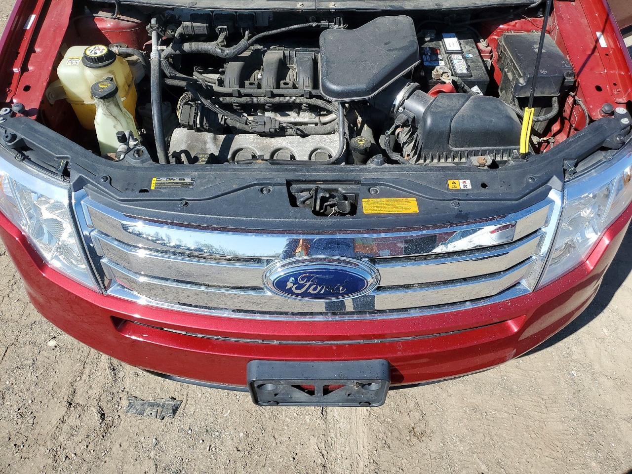 2008 Ford Edge Limited Red vin: 2FMDK39C68BB35161