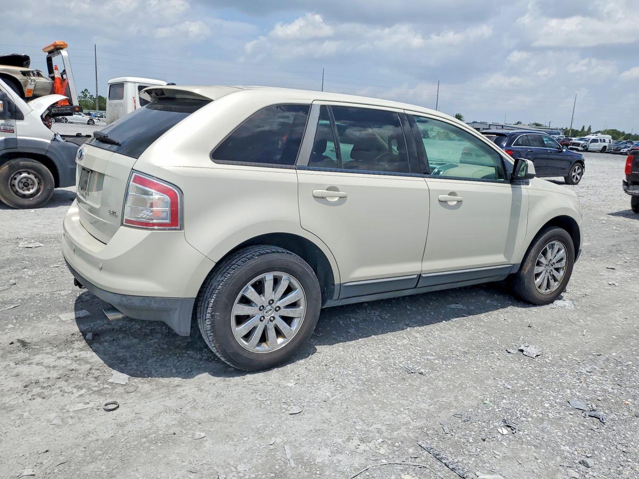 2007 Ford Edge Sel Plus Кремовый vin: 2FMDK39C77BA56001