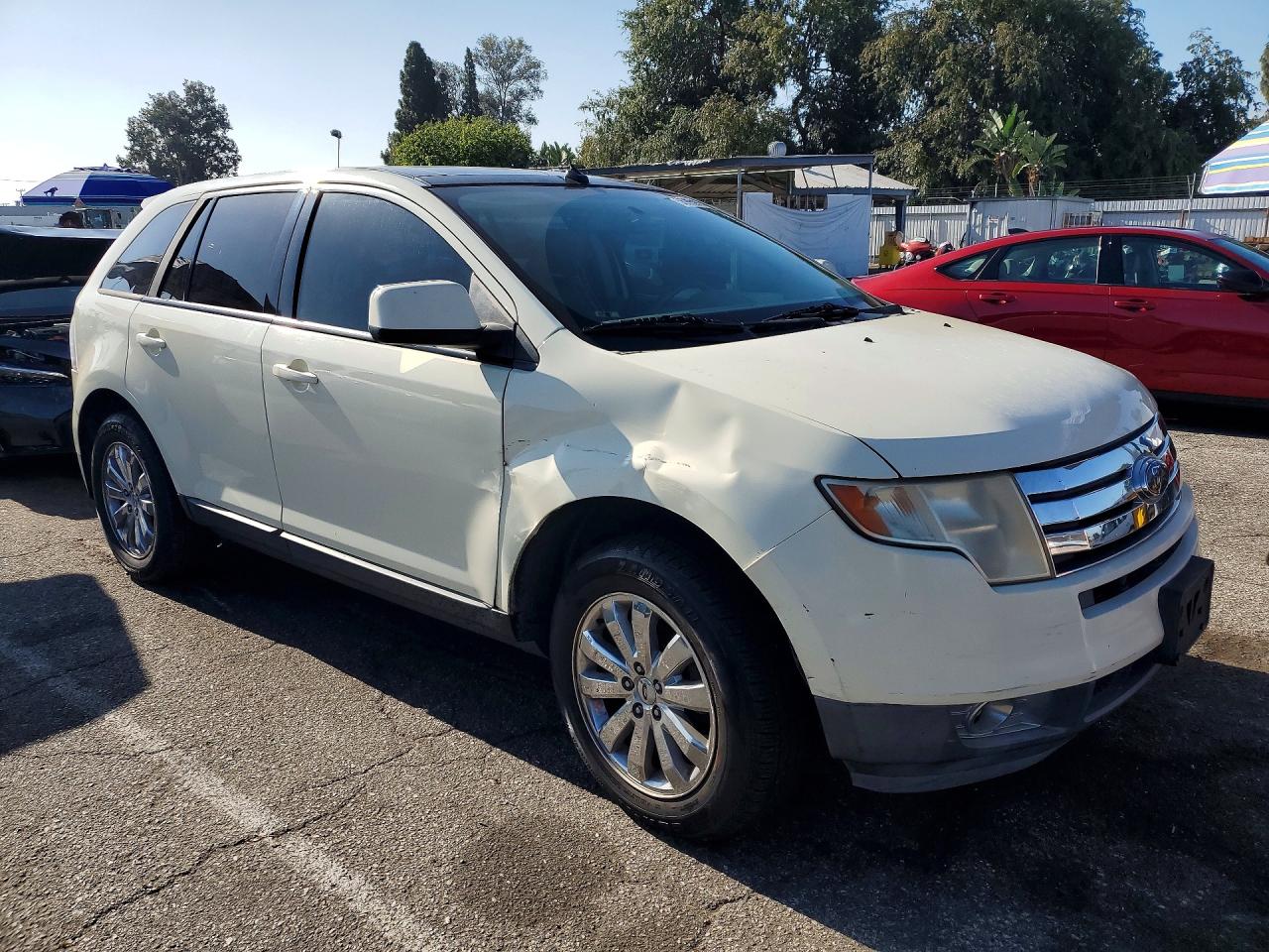 2007 Ford Edge Sel Plus White vin: 2FMDK39C77BA64096