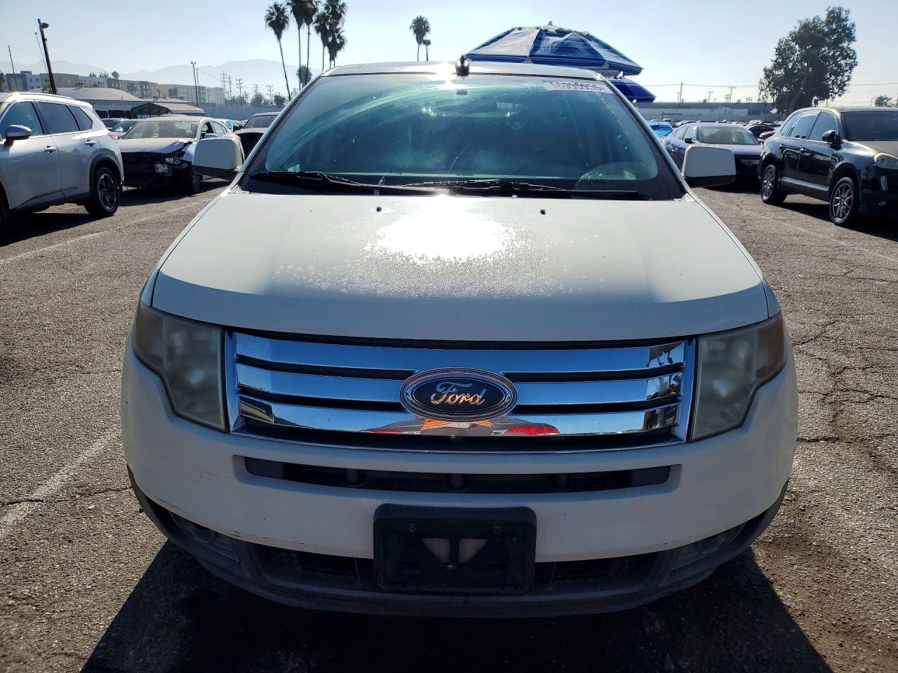 2007 Ford Edge Sel Plus White vin: 2FMDK39C77BA64096