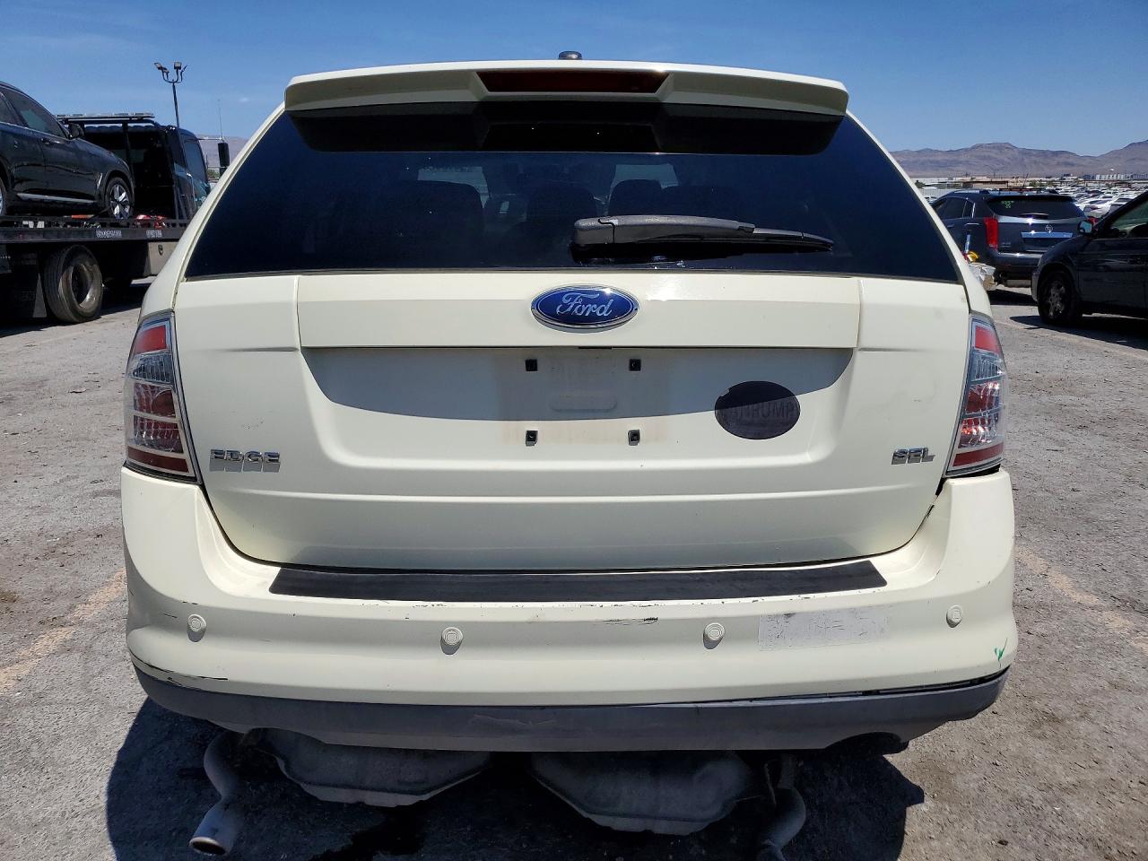 2007 Ford Edge Sel Plus White vin: 2FMDK39C77BB25270