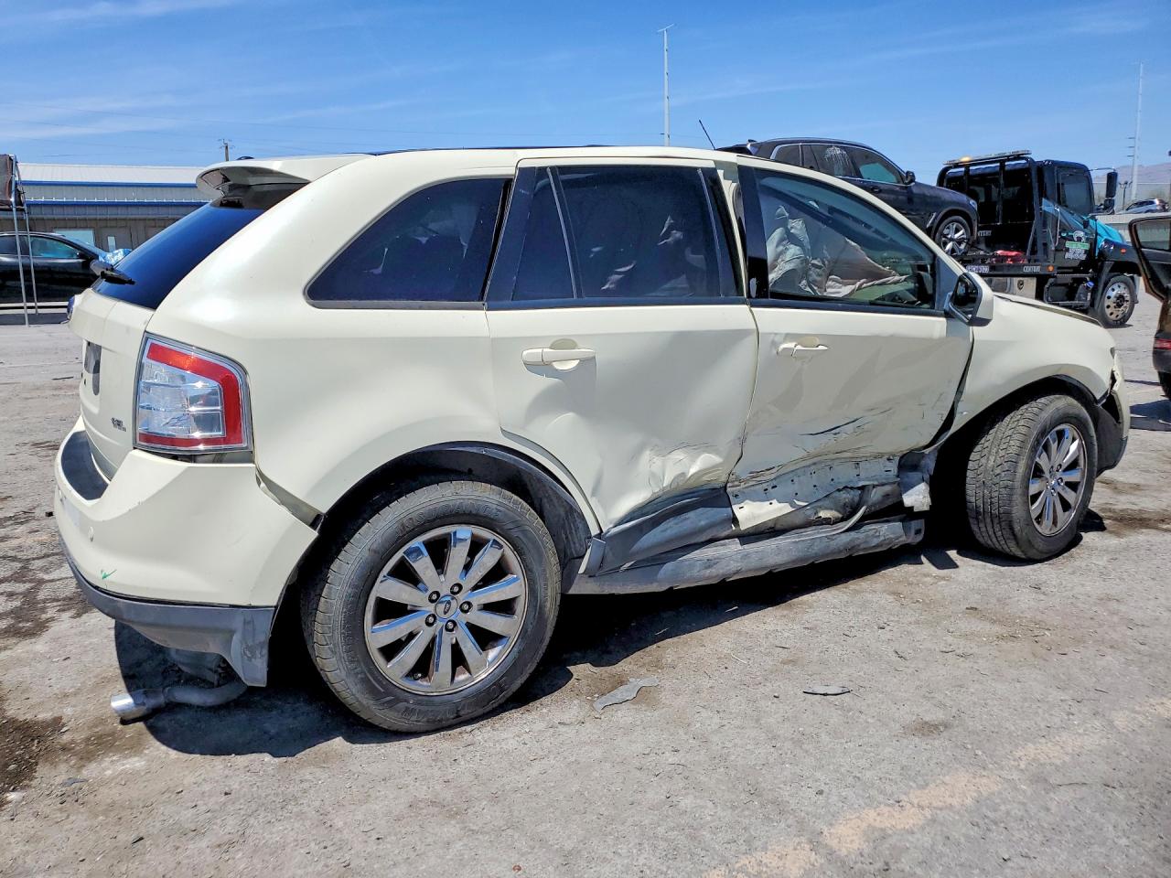 2007 Ford Edge Sel Plus White vin: 2FMDK39C77BB25270
