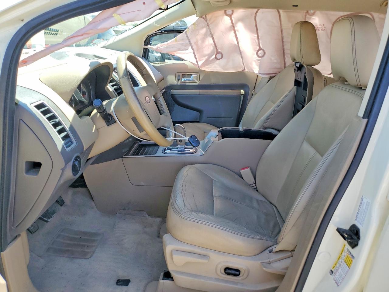 2007 Ford Edge Sel Plus White vin: 2FMDK39C77BB25270