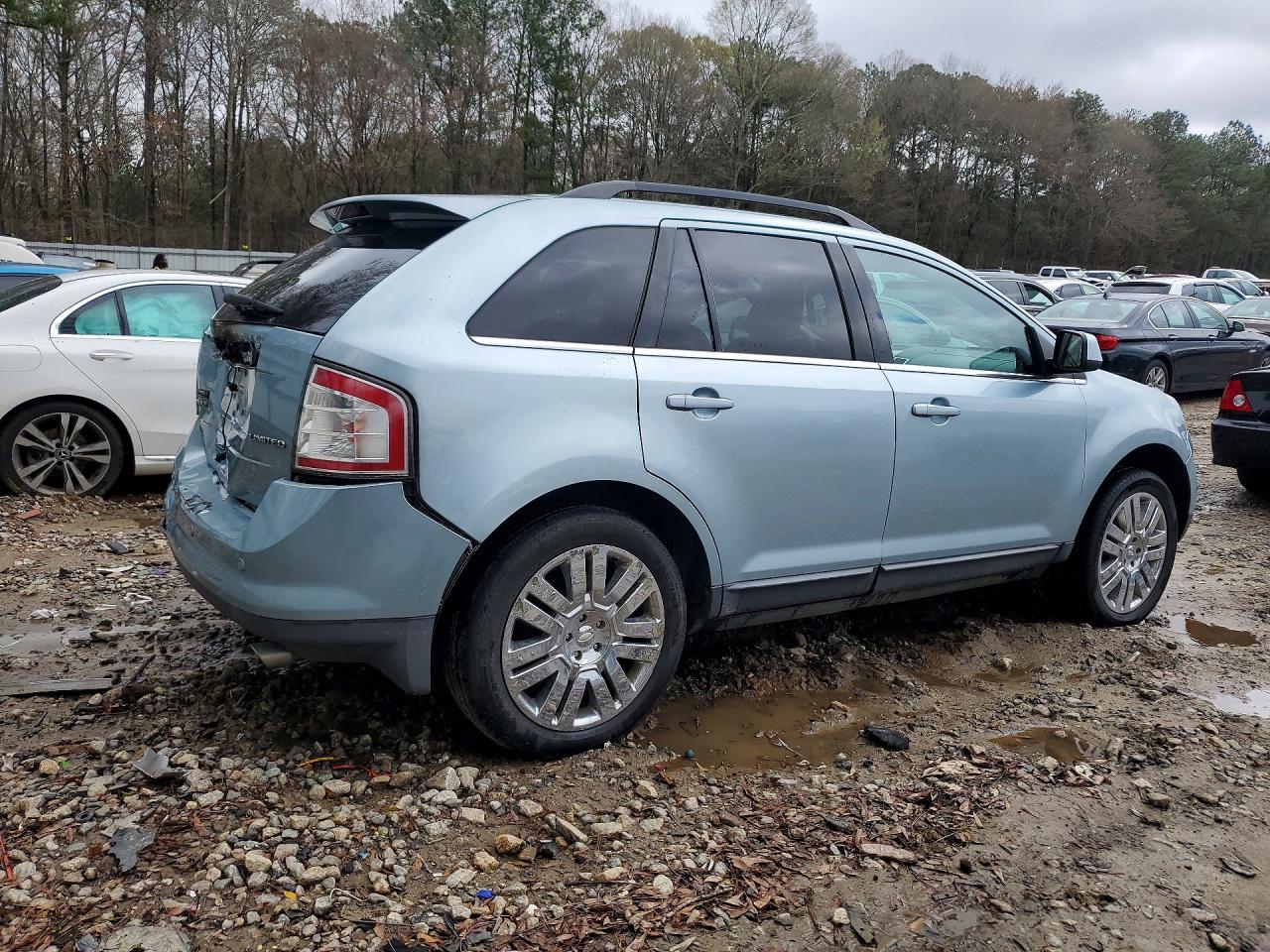 2008 Ford Edge Limited Blue vin: 2FMDK39C78BA68943