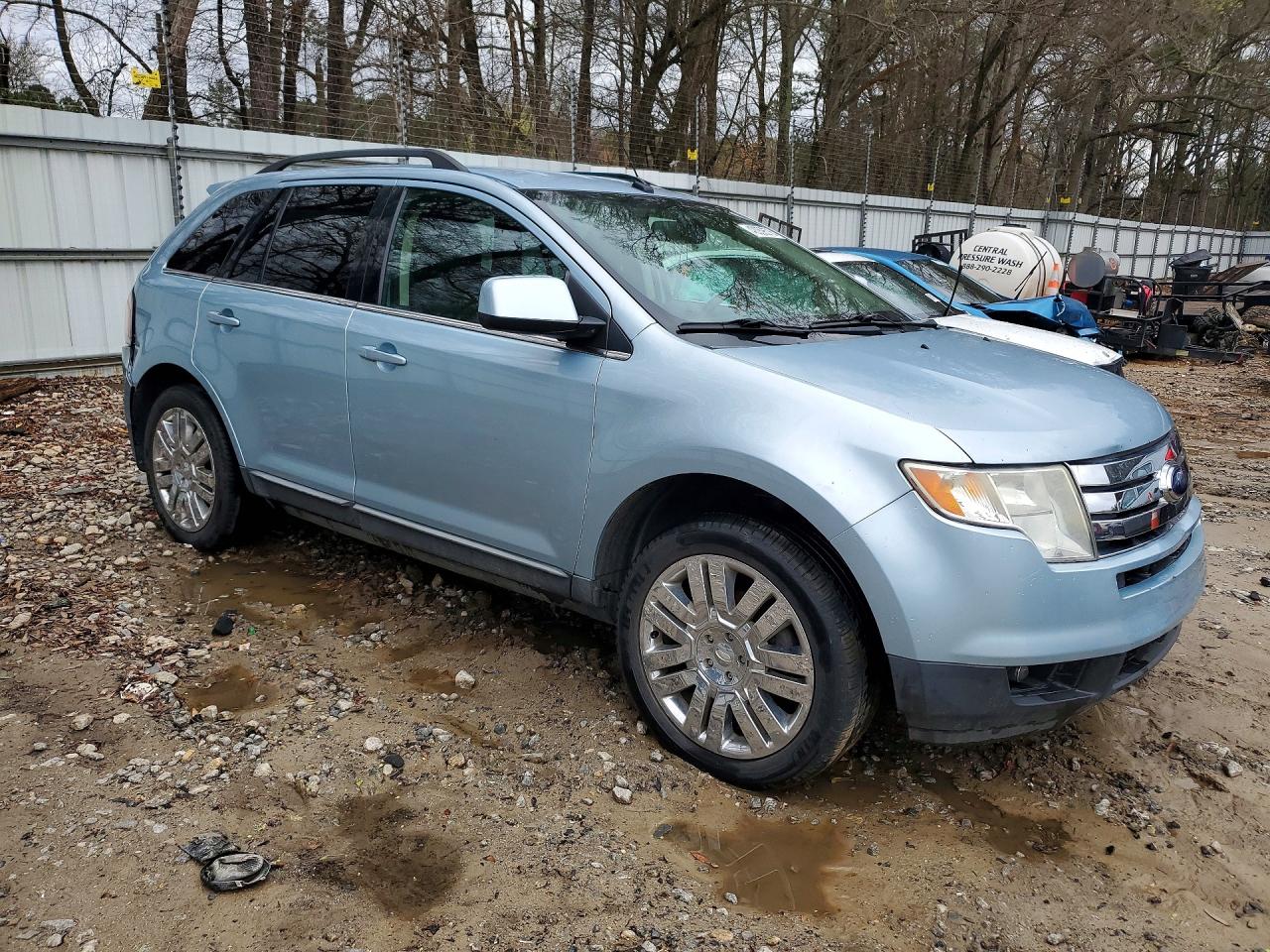 2008 Ford Edge Limited Blue vin: 2FMDK39C78BA68943