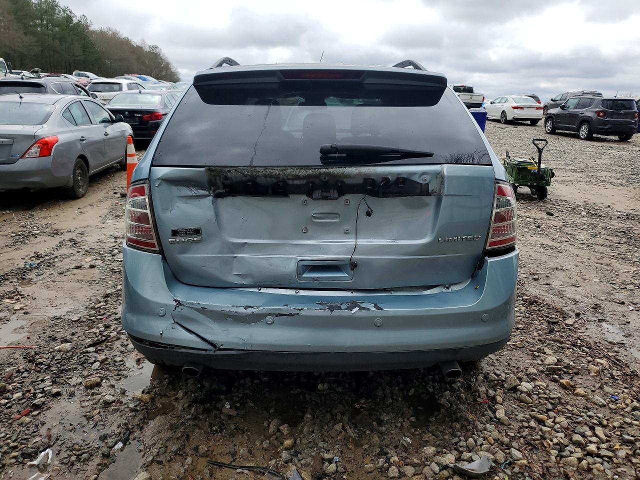2008 Ford Edge Limited Blue vin: 2FMDK39C78BA68943