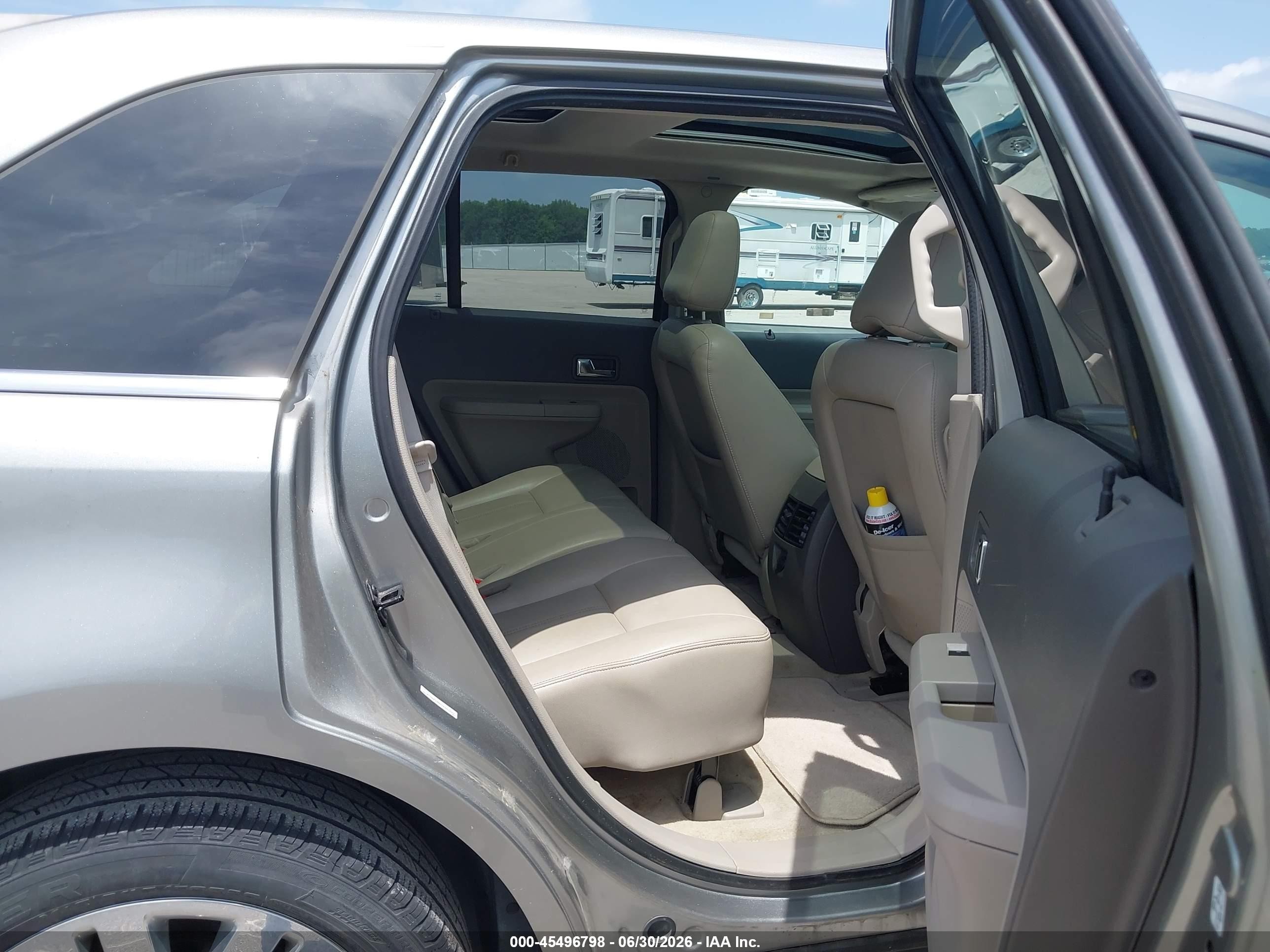 2008 Ford Edge Limited Серый vin: 2FMDK39C78BA93597