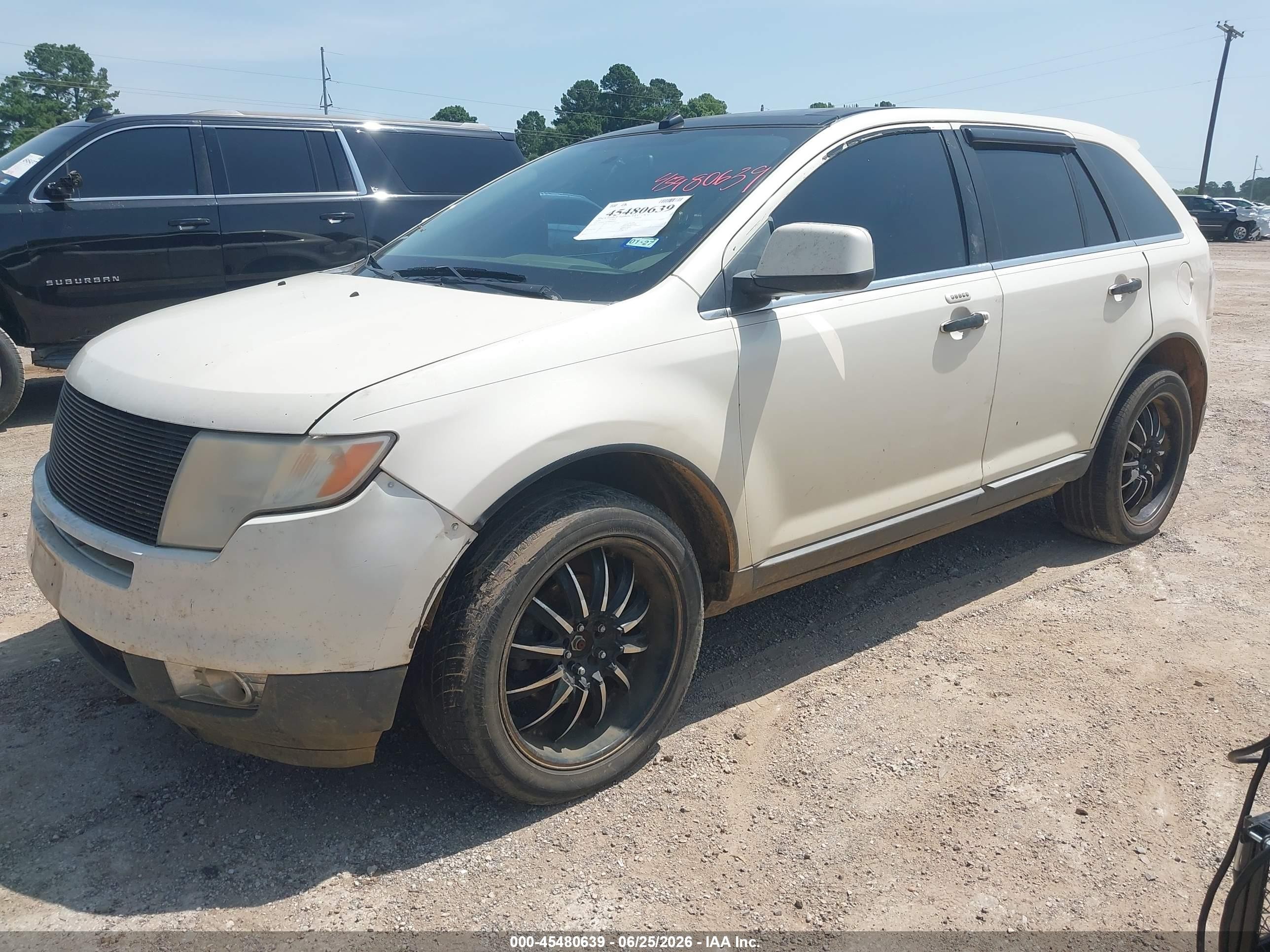 2008 Ford Edge Limited Белый vin: 2FMDK39C78BB04226