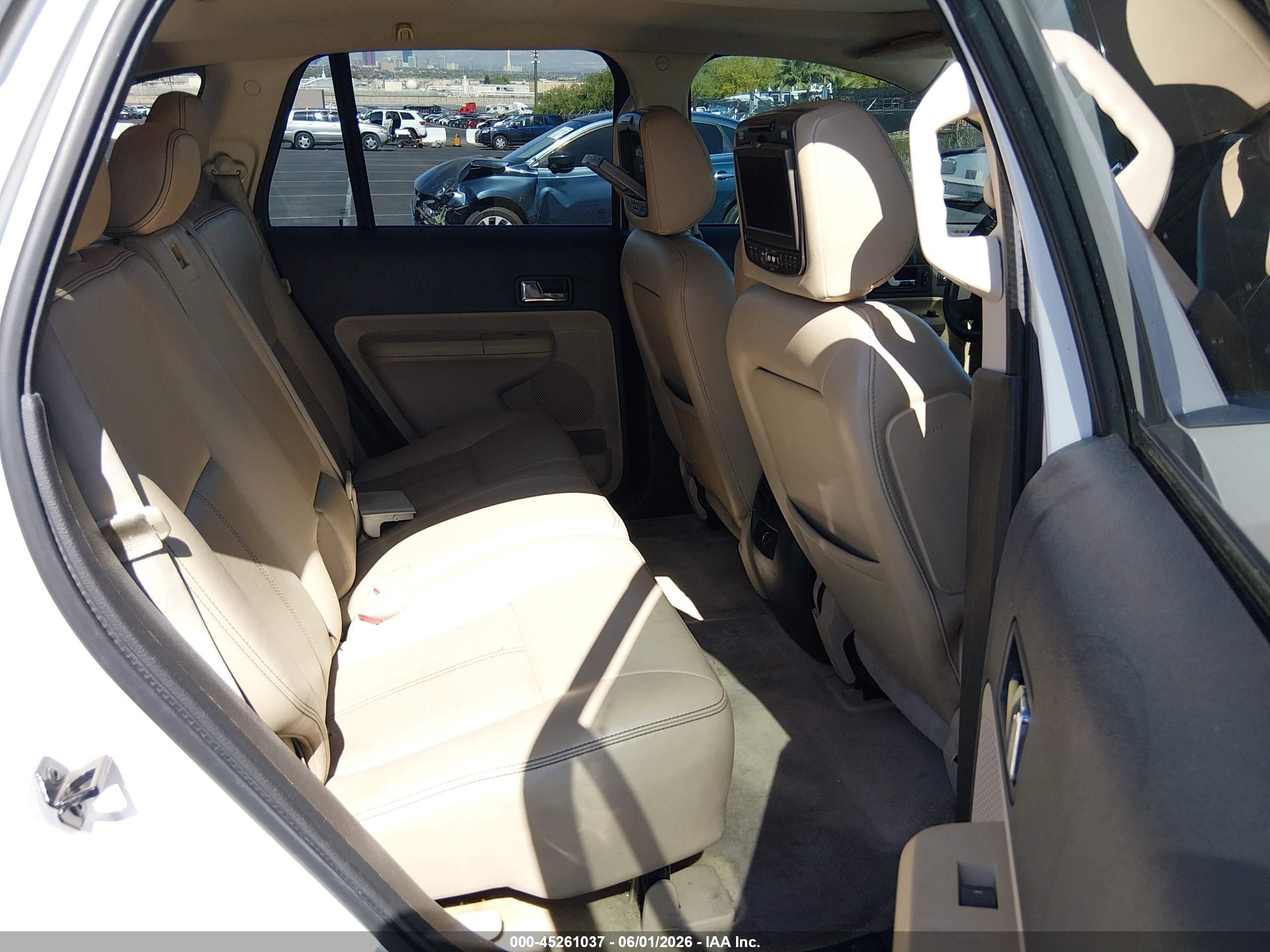 2009 Ford Edge Limited White vin: 2FMDK39C79BA86375
