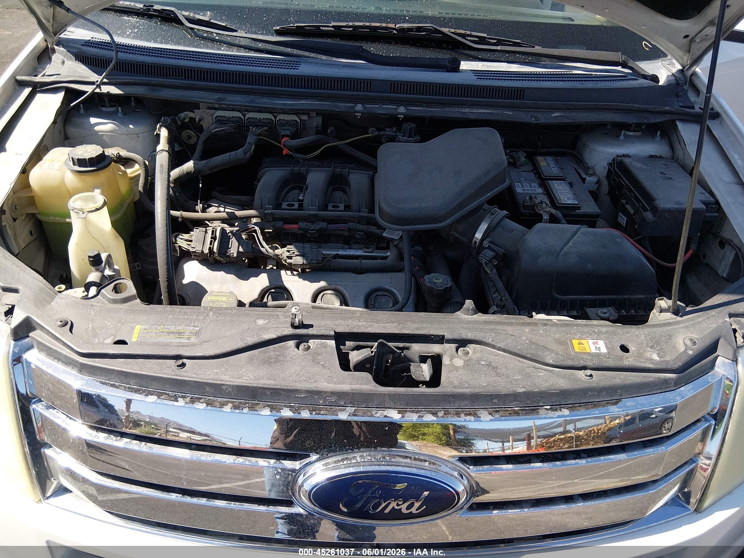2009 Ford Edge Limited White vin: 2FMDK39C79BA86375