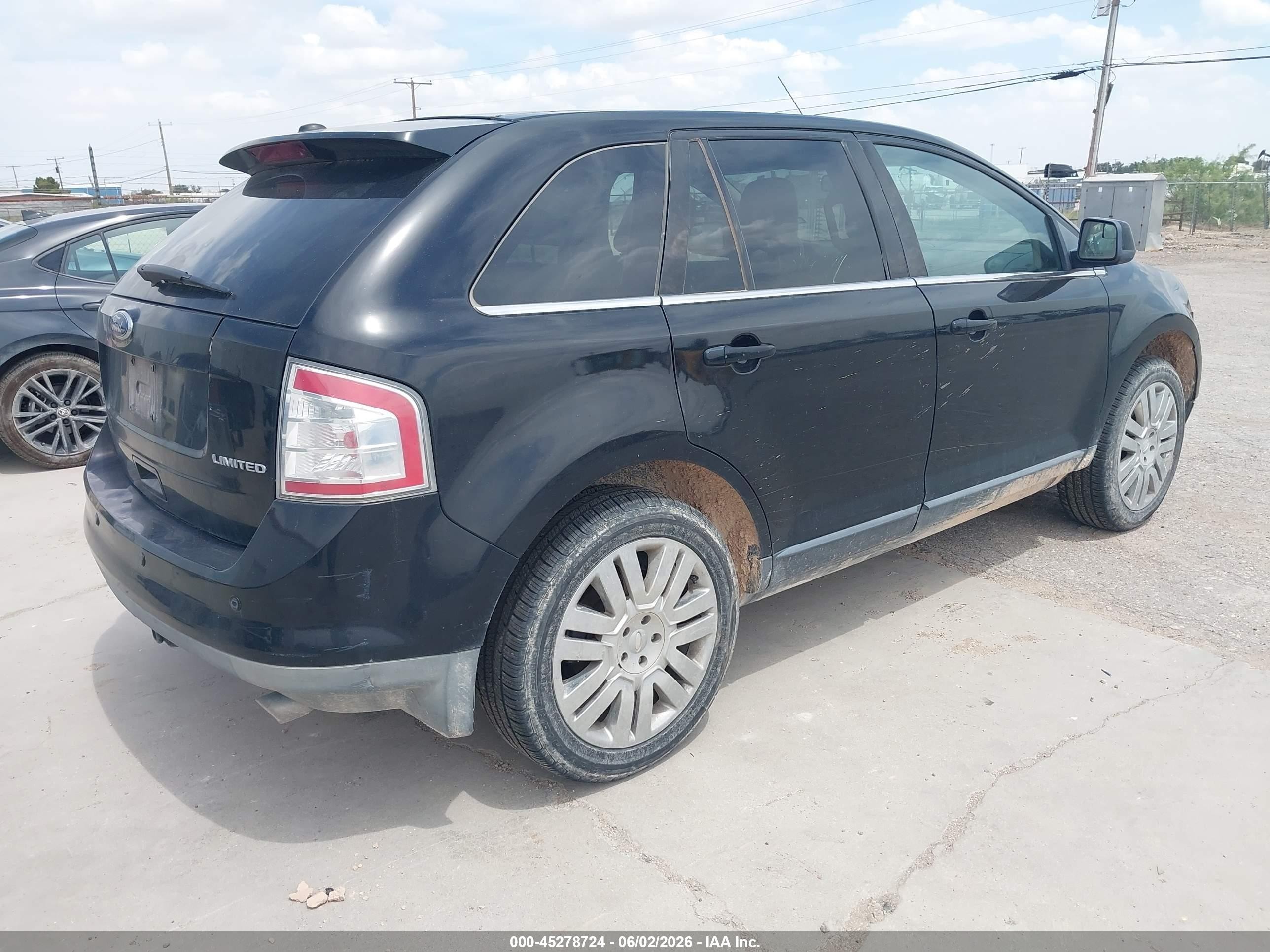 2009 Ford Edge Limited Black vin: 2FMDK39C79BA99658