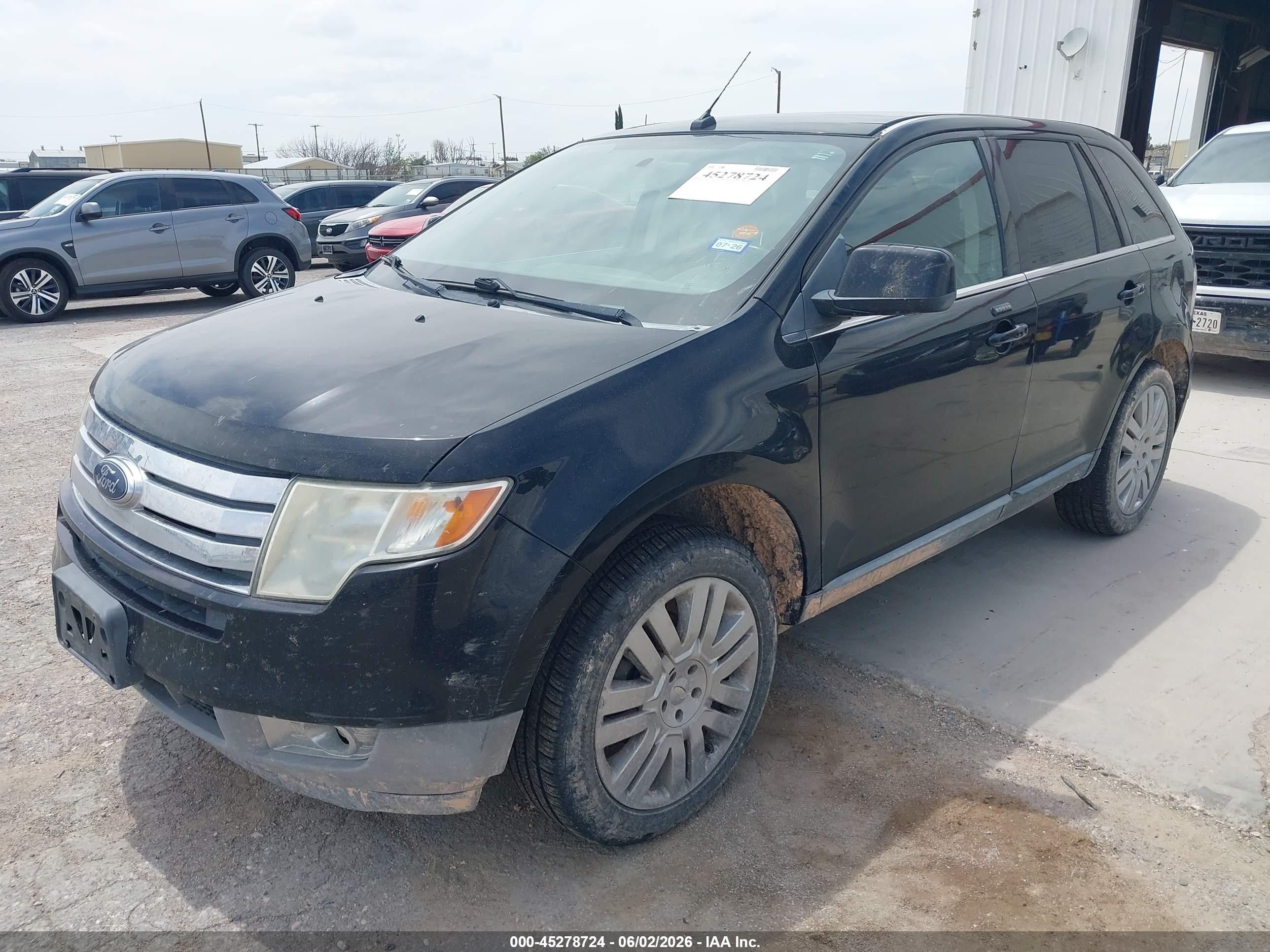2009 Ford Edge Limited Black vin: 2FMDK39C79BA99658