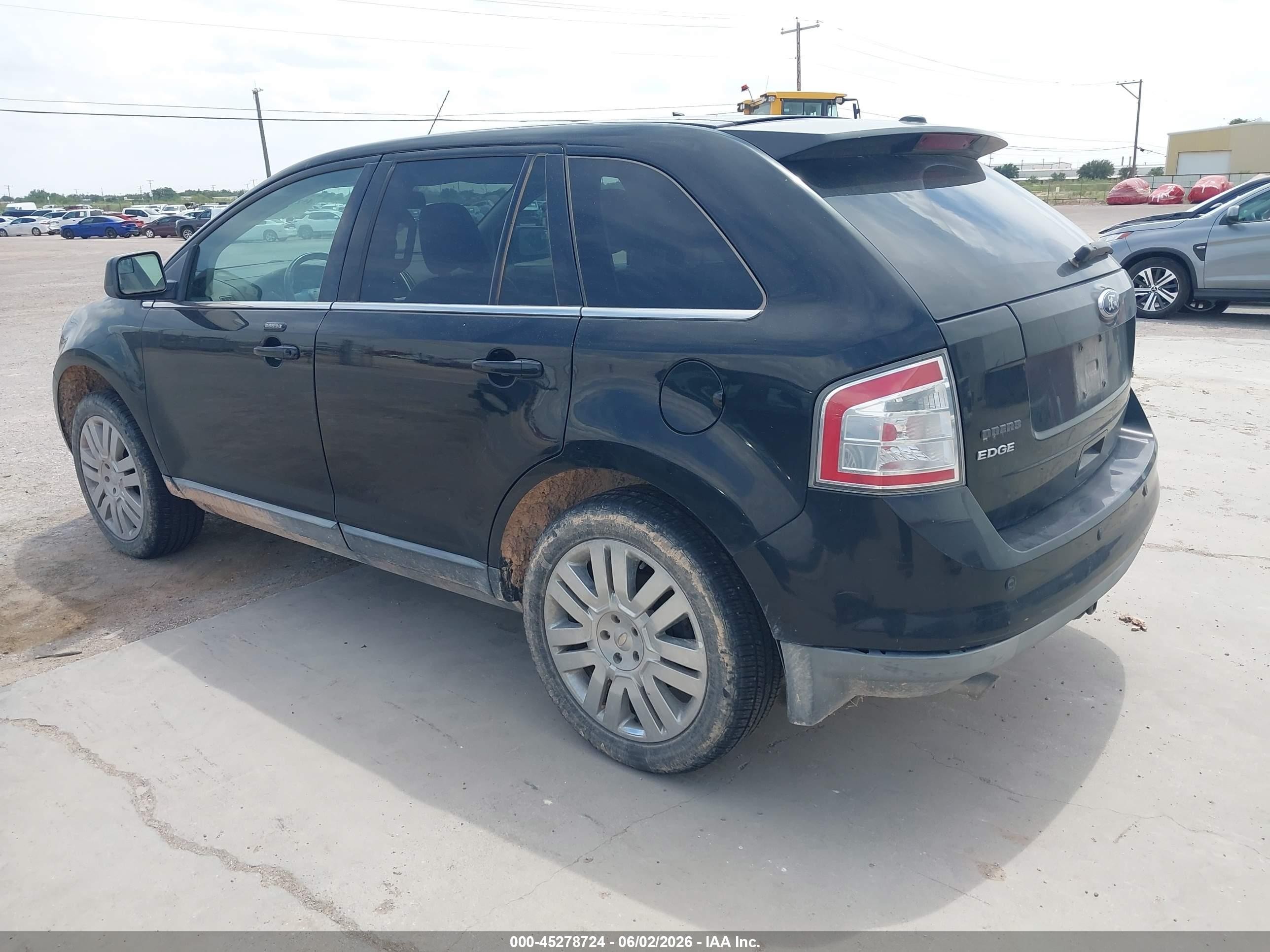2009 Ford Edge Limited Black vin: 2FMDK39C79BA99658