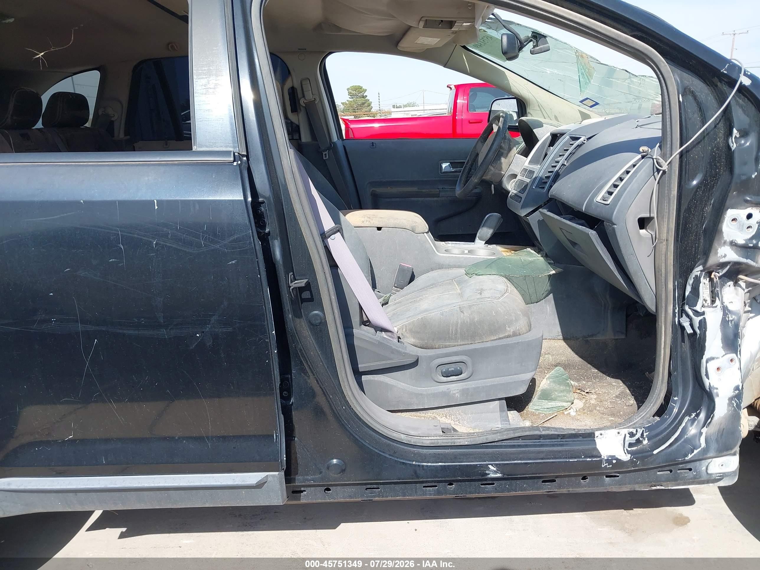 2007 Ford Edge Sel Plus Black vin: 2FMDK39C87BA25453