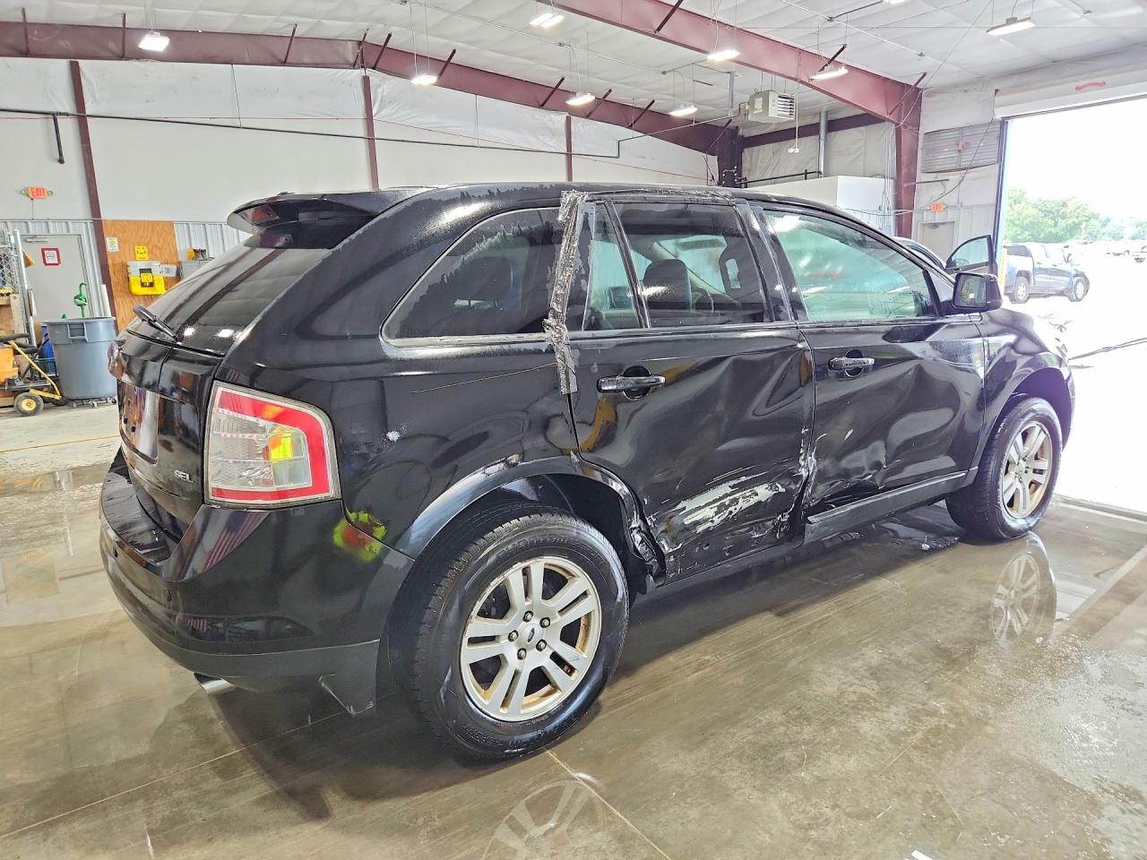 2007 Ford Edge Sel Plus Black vin: 2FMDK39C87BA87354
