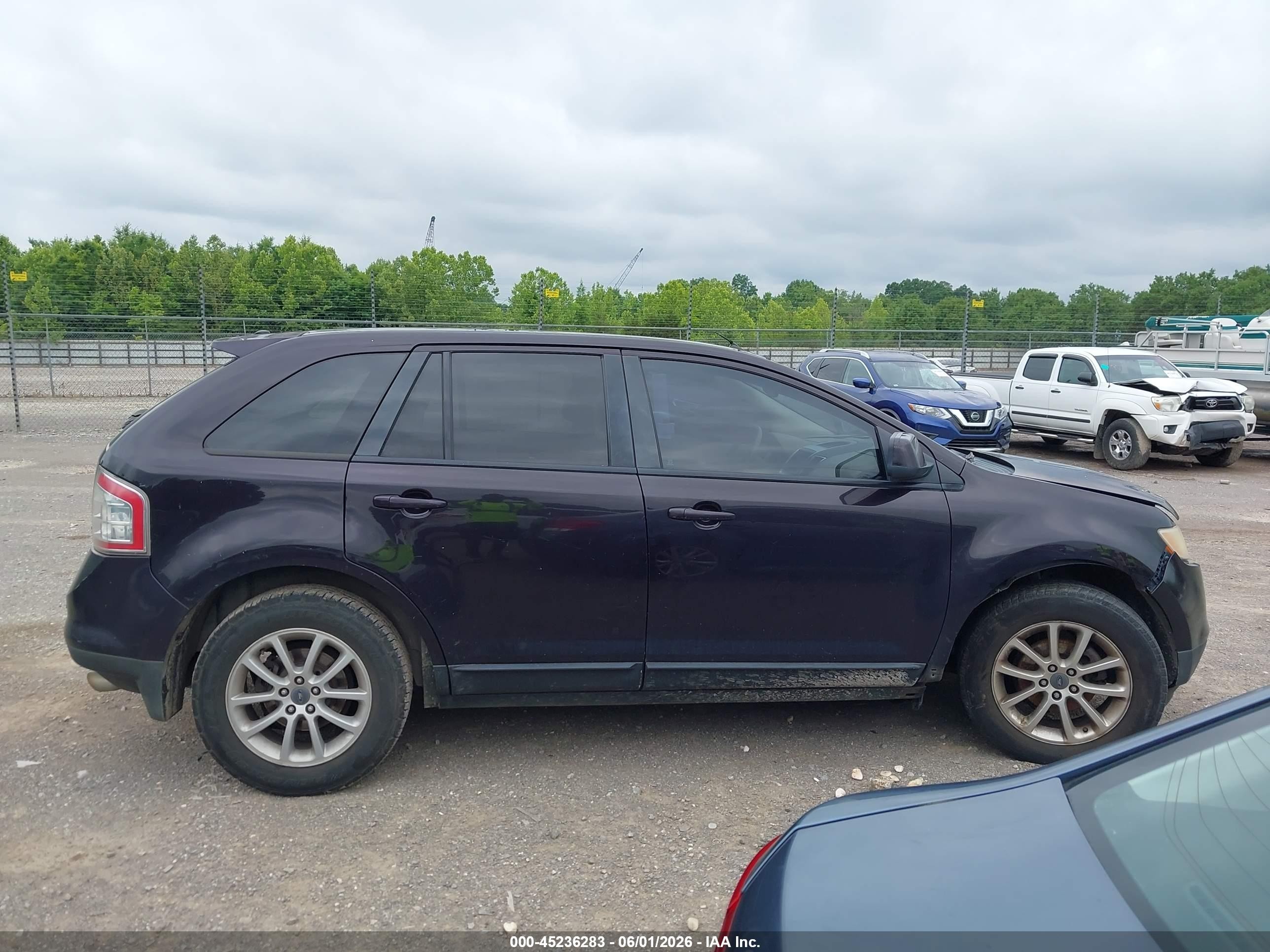 2007 Ford Edge Sel Plus Черный vin: 2FMDK39C87BA93042