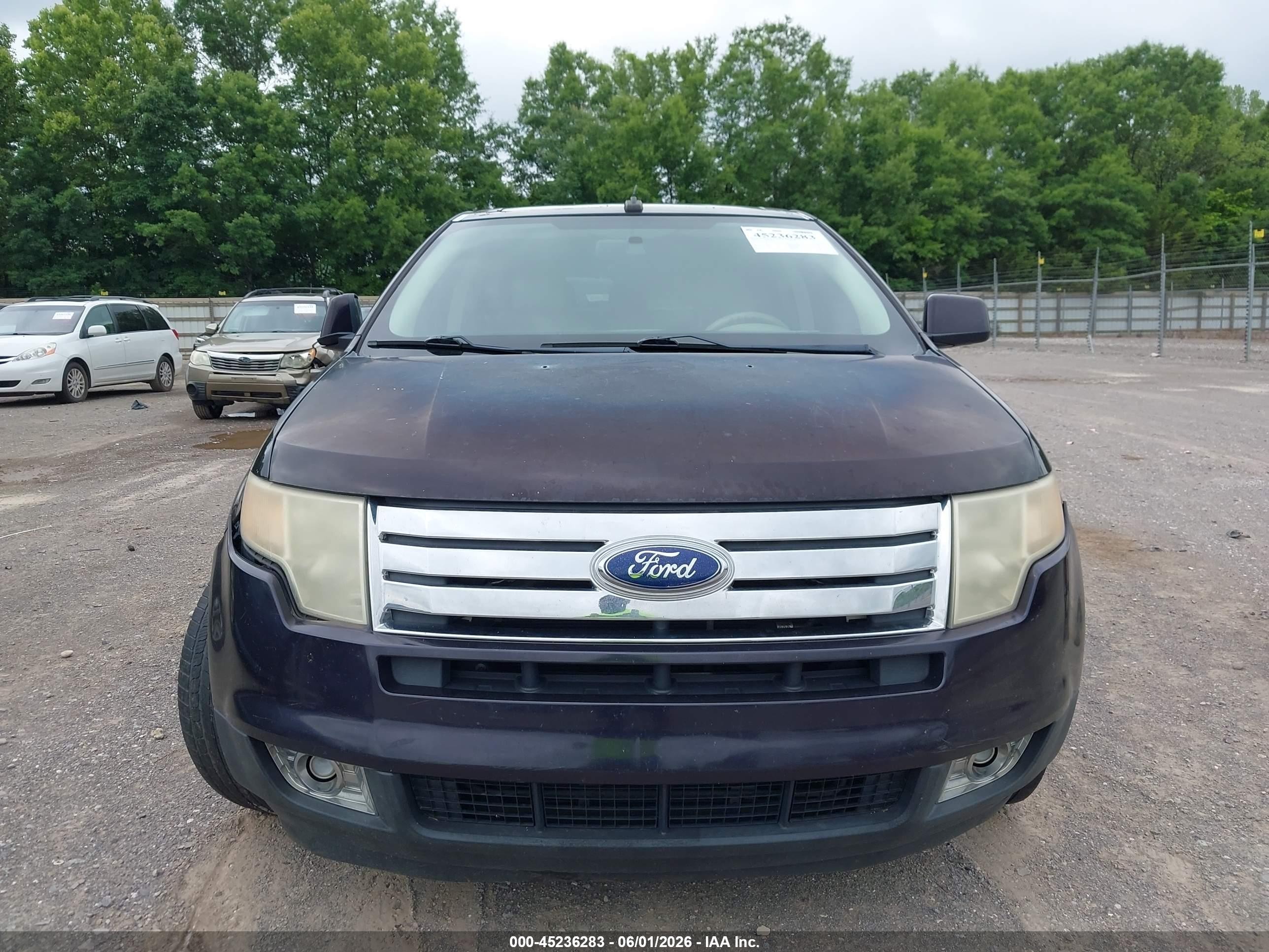 2007 Ford Edge Sel Plus Черный vin: 2FMDK39C87BA93042