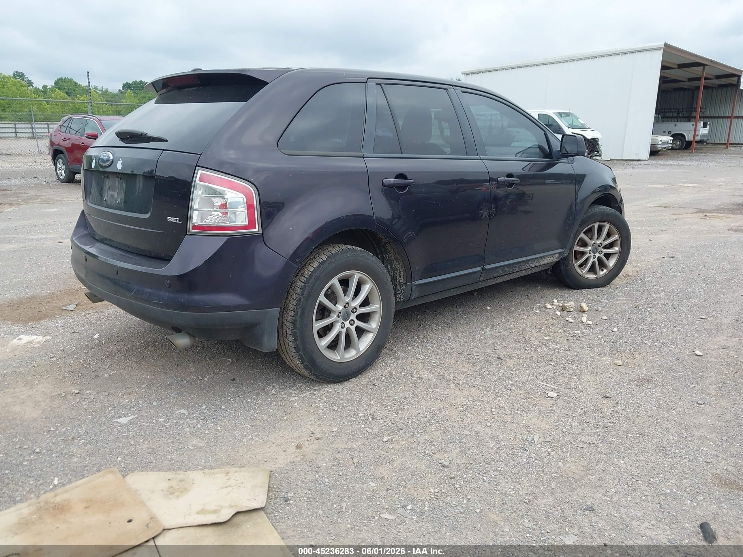 2007 Ford Edge Sel Plus Черный vin: 2FMDK39C87BA93042