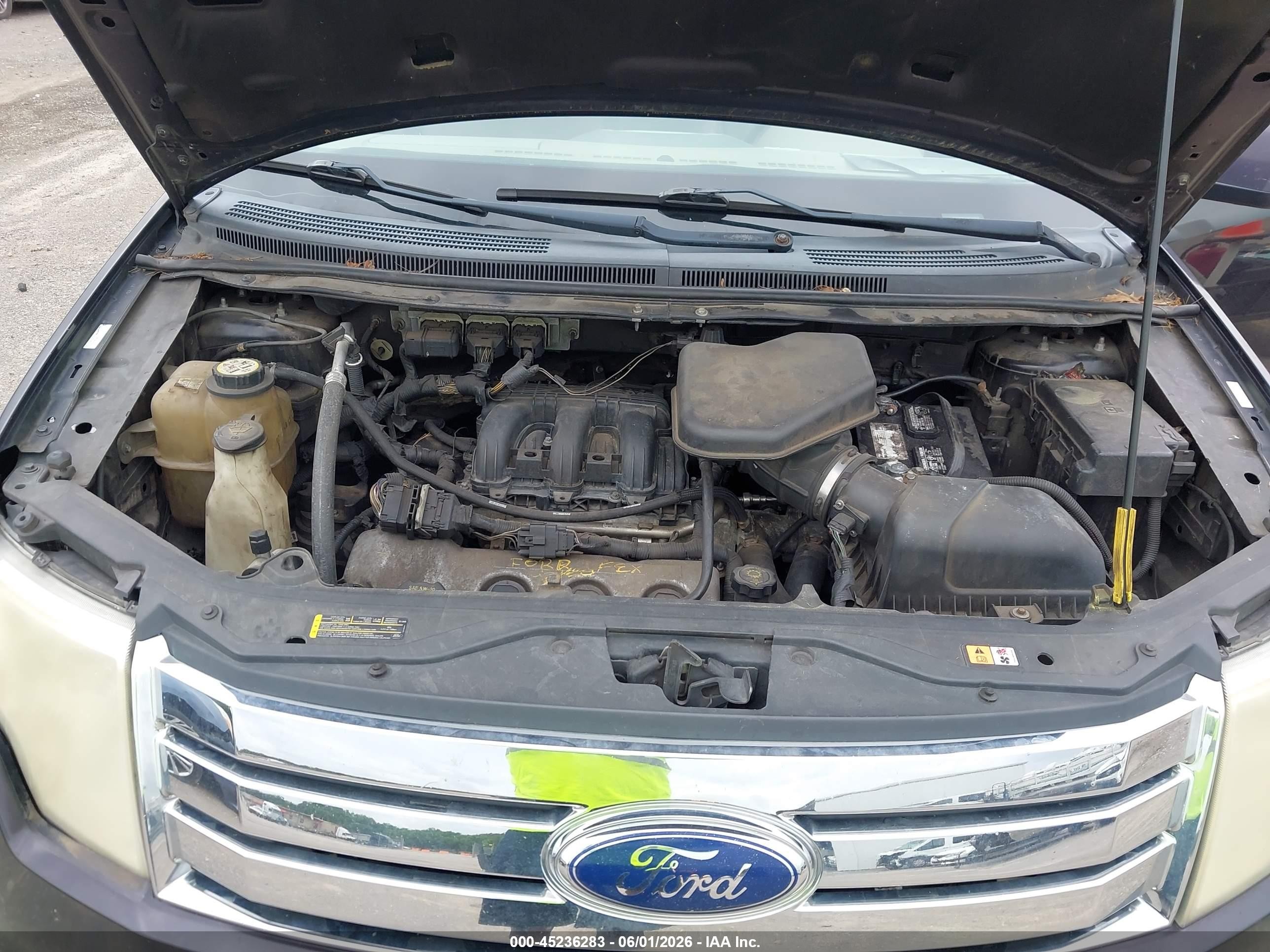 2007 Ford Edge Sel Plus Черный vin: 2FMDK39C87BA93042