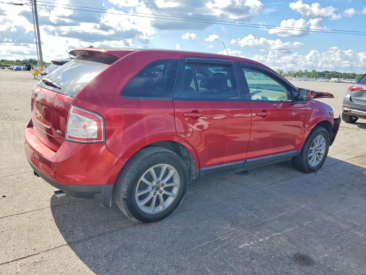 2007 Ford Edge Sel Plus Maroon vin: 2FMDK39C87BA97222