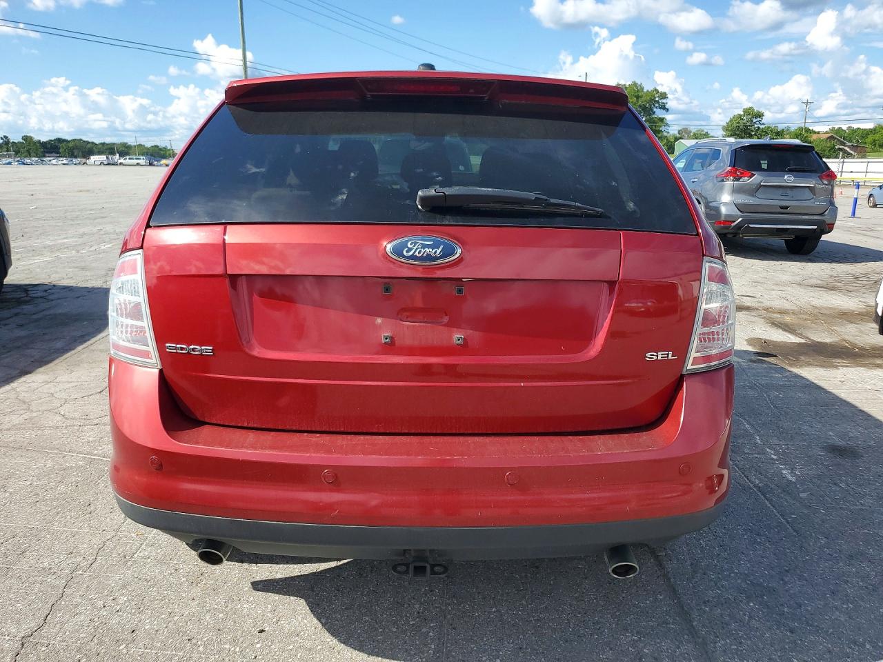 2007 Ford Edge Sel Plus Maroon vin: 2FMDK39C87BA97222