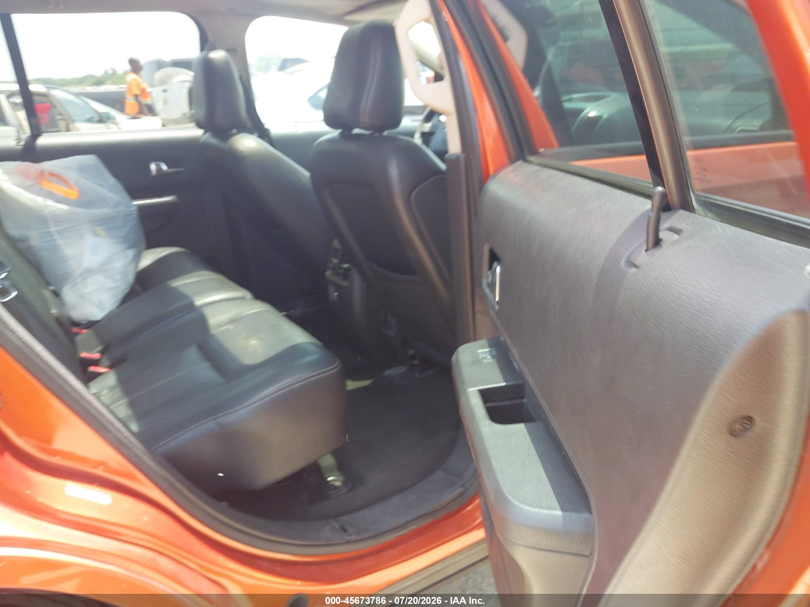 2007 Ford Edge Sel Plus Оранжевый vin: 2FMDK39C87BB25732